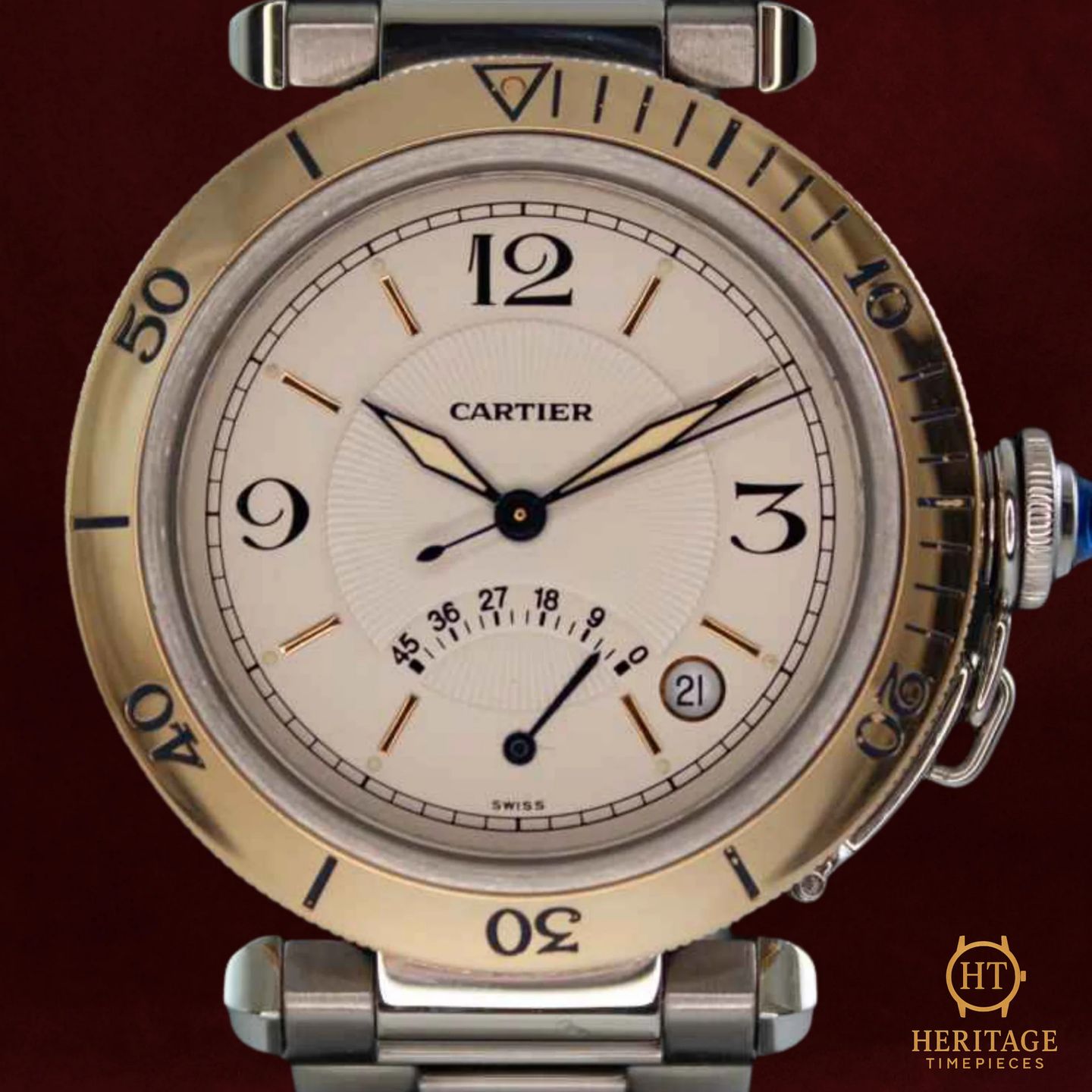 Cartier Pasha 1033 (1995) - 38 mm (1/8)