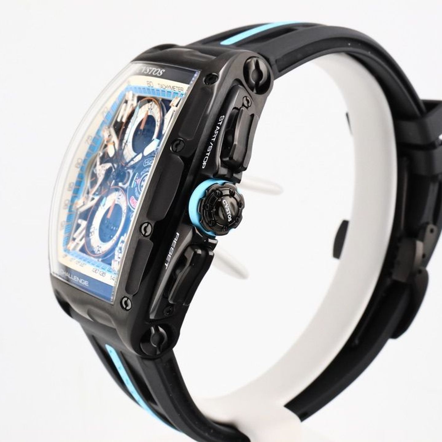 Cvstos Unknown Challenge 3 Black and Blue (2024) - Transparent dial 45 mm Steel case (3/8)