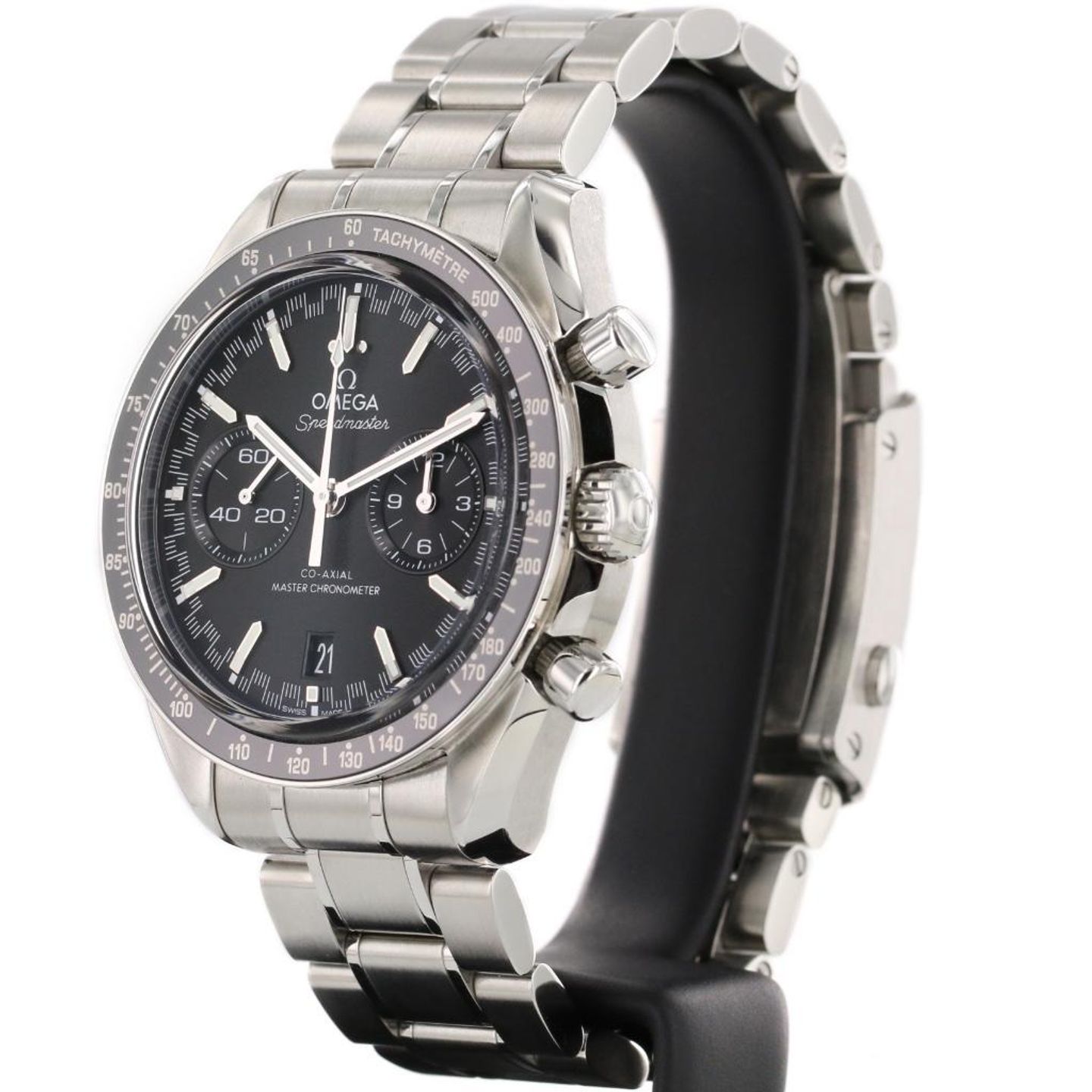 Omega Speedmaster Racing 329.30.44.51.01.001 (2019) - Zwart wijzerplaat 44mm Staal (8/8)