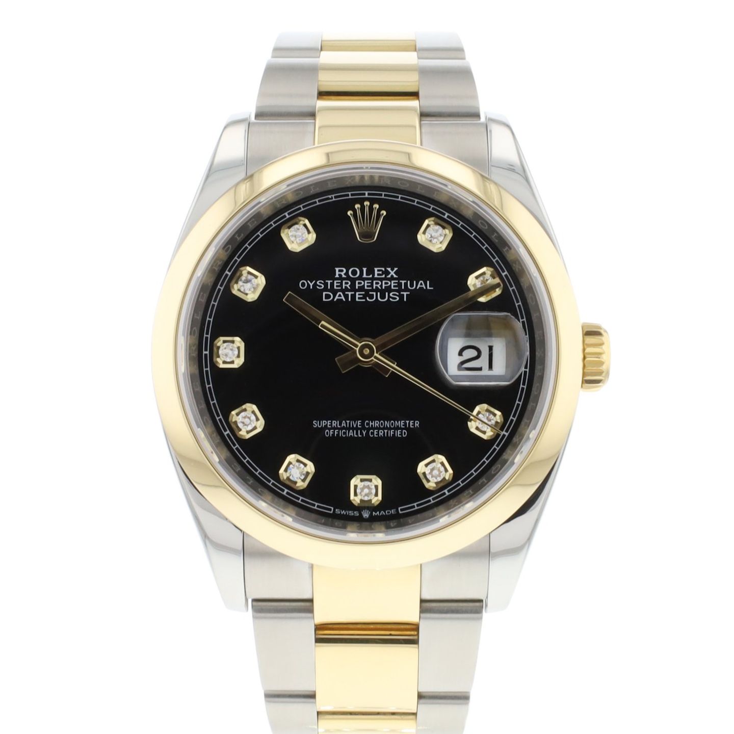Rolex Datejust 36 126203 (2019) - 36 mm Gold/Steel case (1/3)