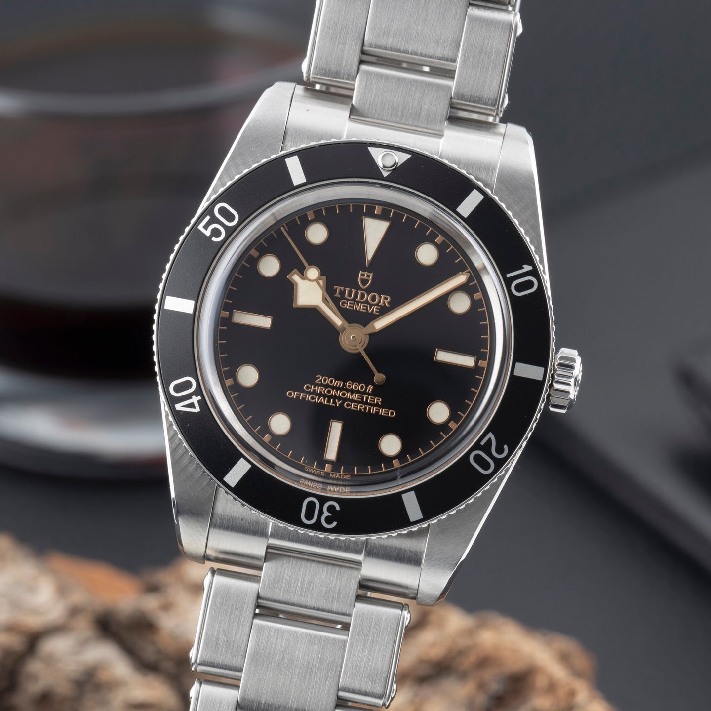 Tudor Black Bay 54 79000N (Onbekend (willekeurig serienummer)) - Zwart wijzerplaat 37mm Staal (3/8)