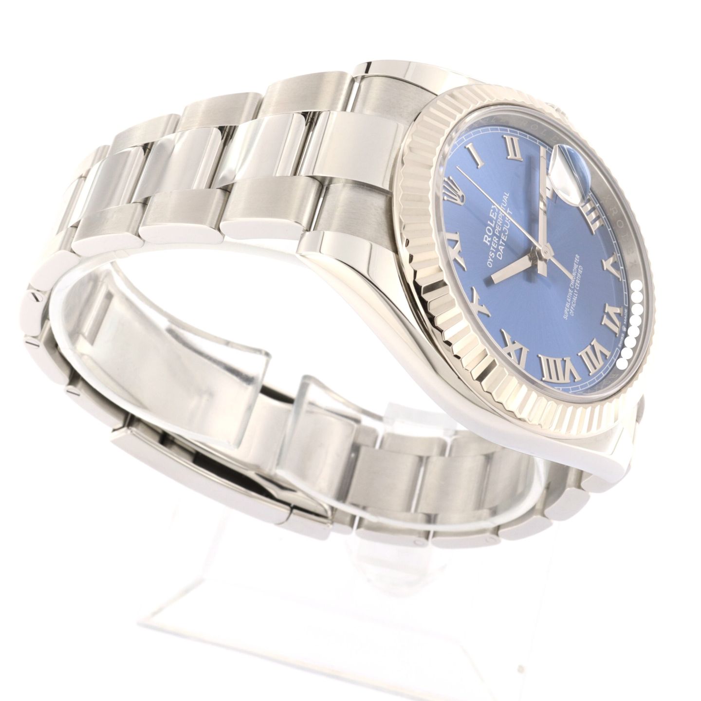 Rolex Datejust 41 126334 (2023) - Blauw wijzerplaat 41mm Staal (3/5)