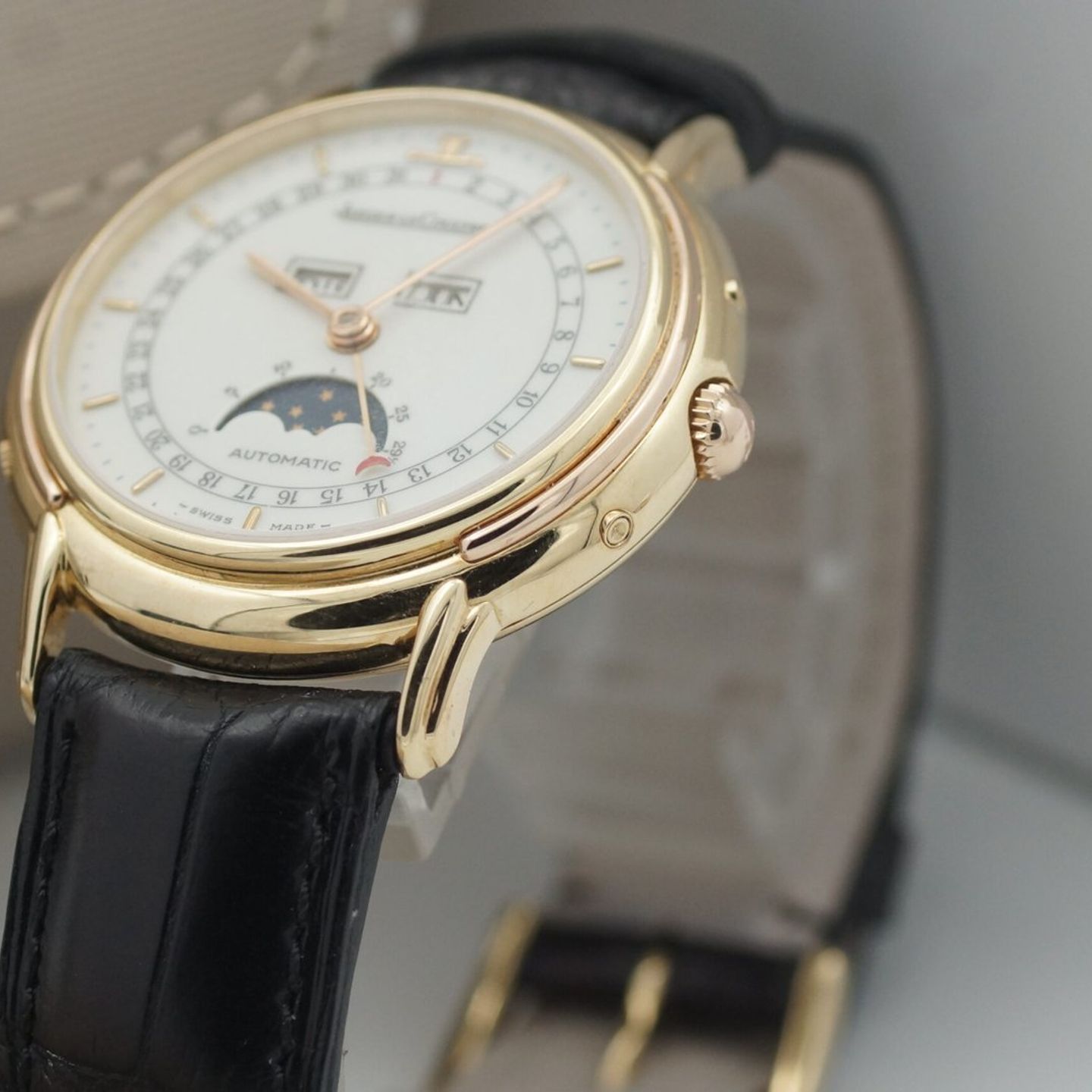 Jaeger-LeCoultre Odysseus 166.7.84 (2000) - Wit wijzerplaat 35mm Geelgoud (5/8)