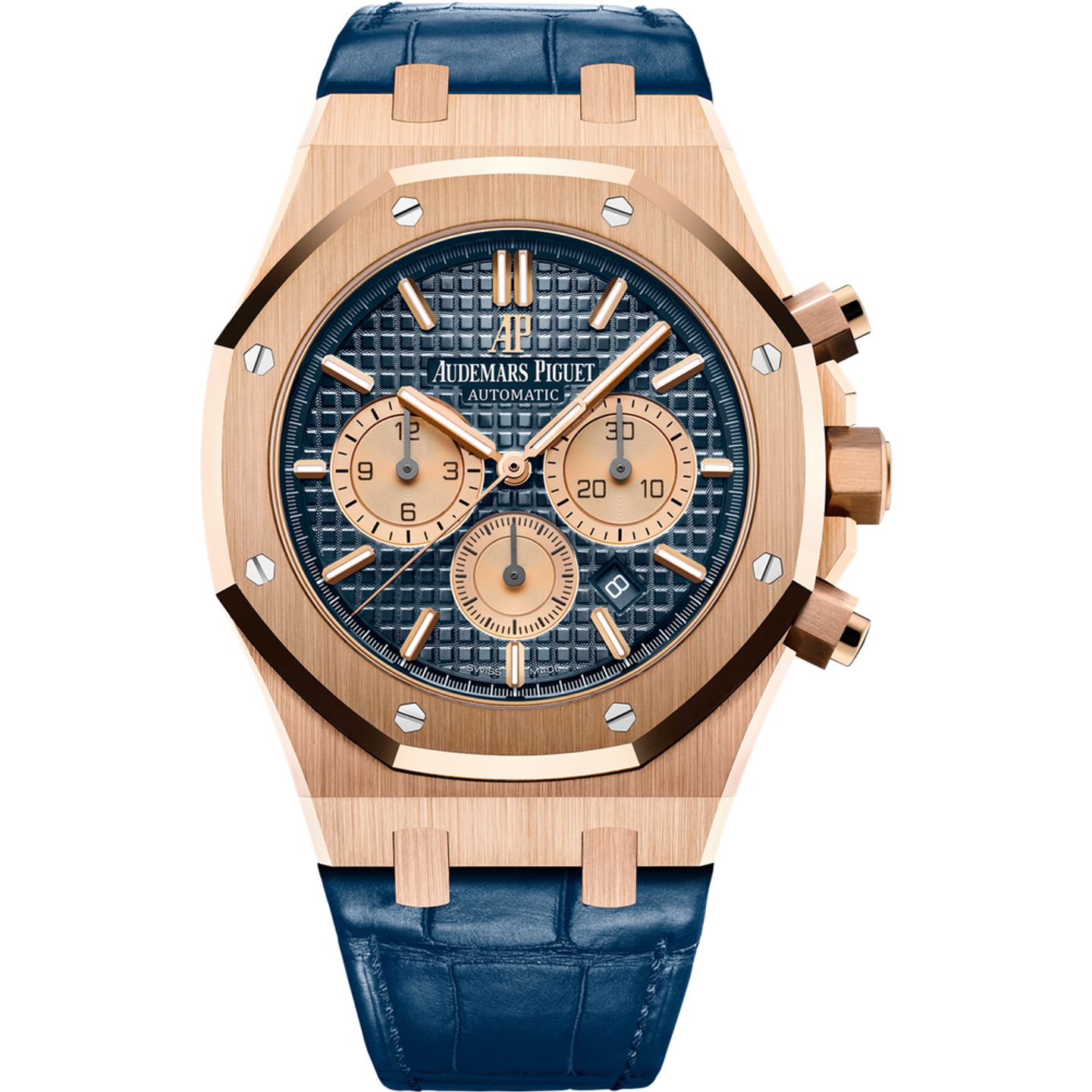 Audemars Piguet Royal Oak Chronograph 26331OR.OO.D315CR.01 (2025) - Blue dial 41 mm Rose Gold case (1/1)