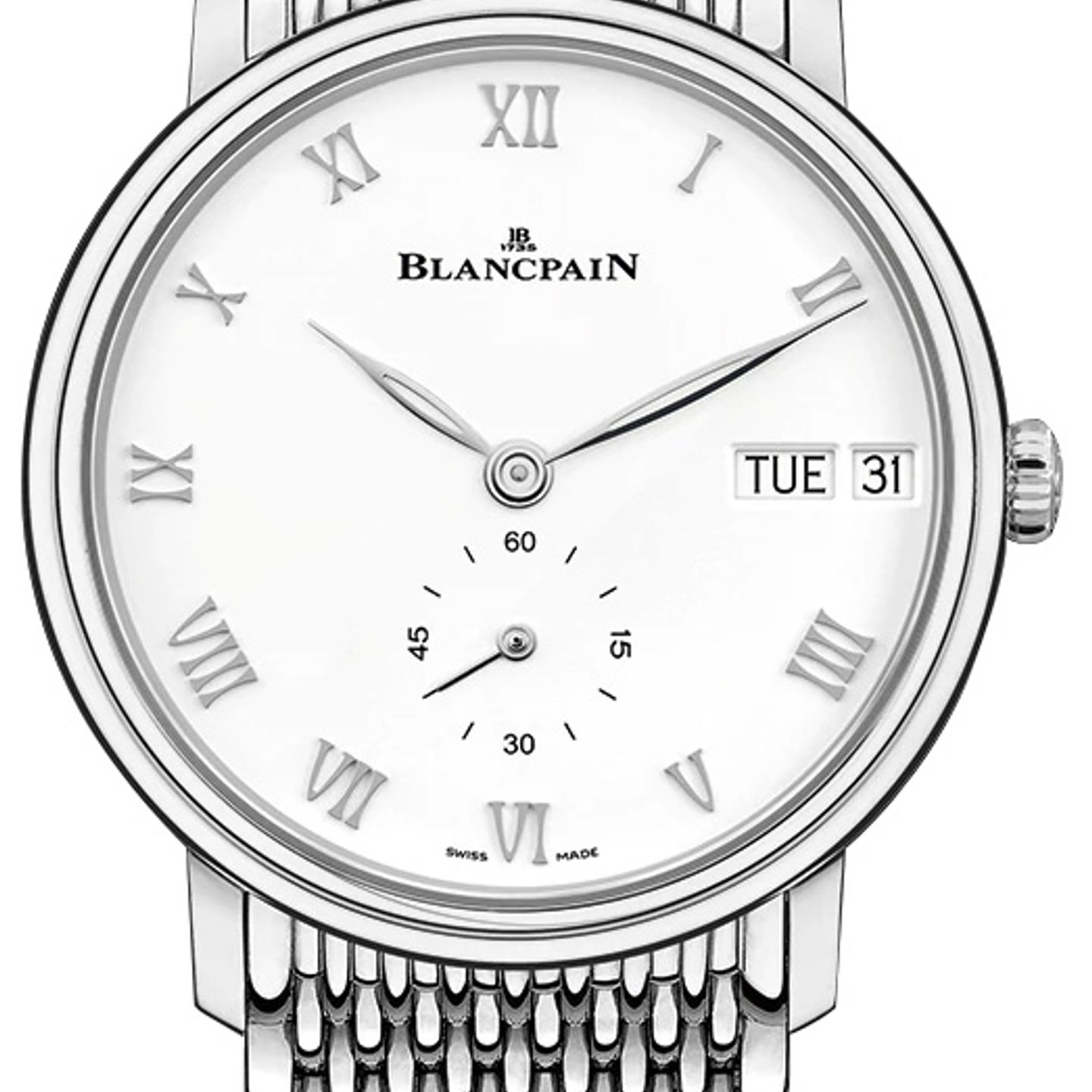 Blancpain Villeret 6652-1127-MMB (2024) - White dial 41 mm Steel case (2/2)