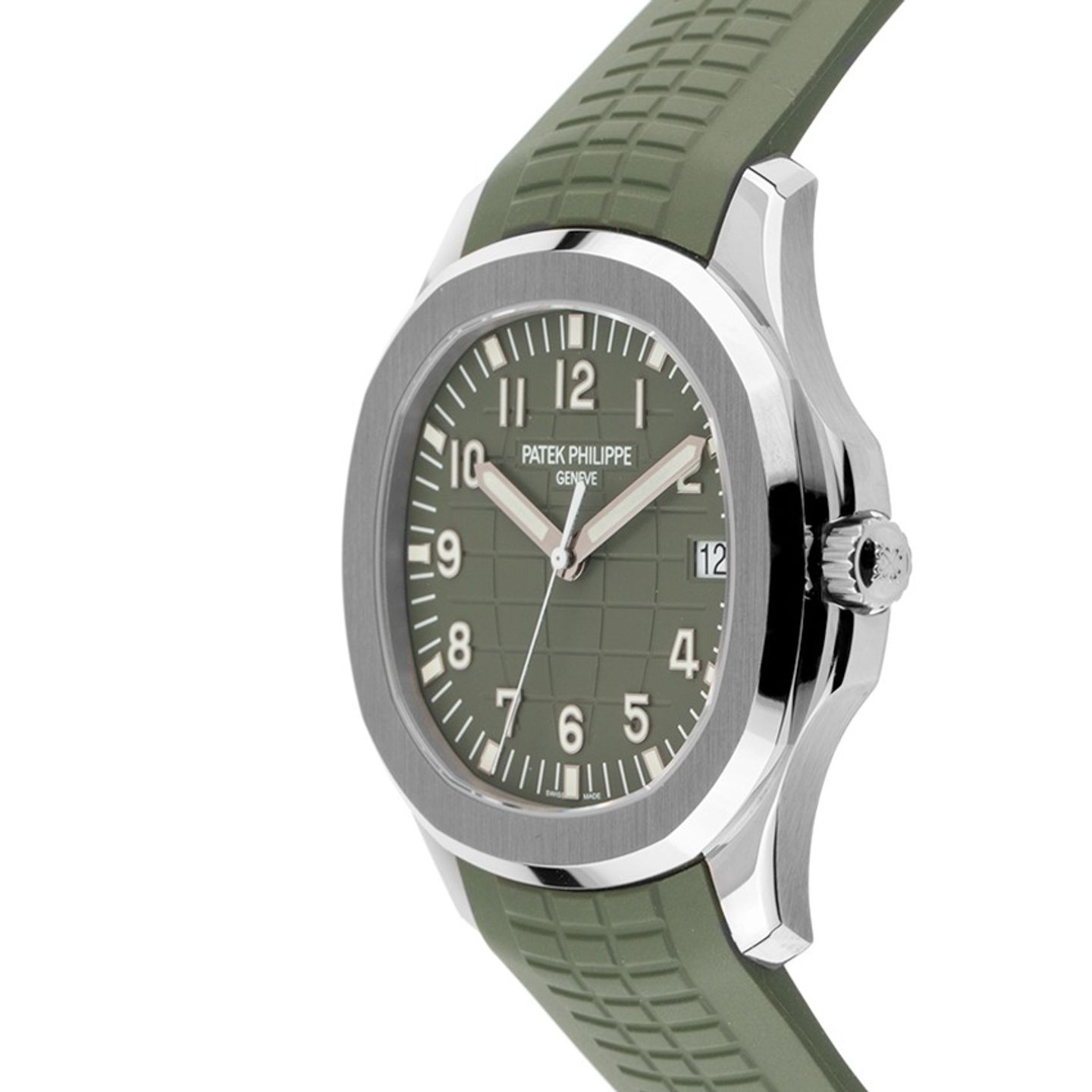 Patek Philippe Aquanaut 5168G-010 (2020) - Green dial 42 mm White Gold case (3/6)