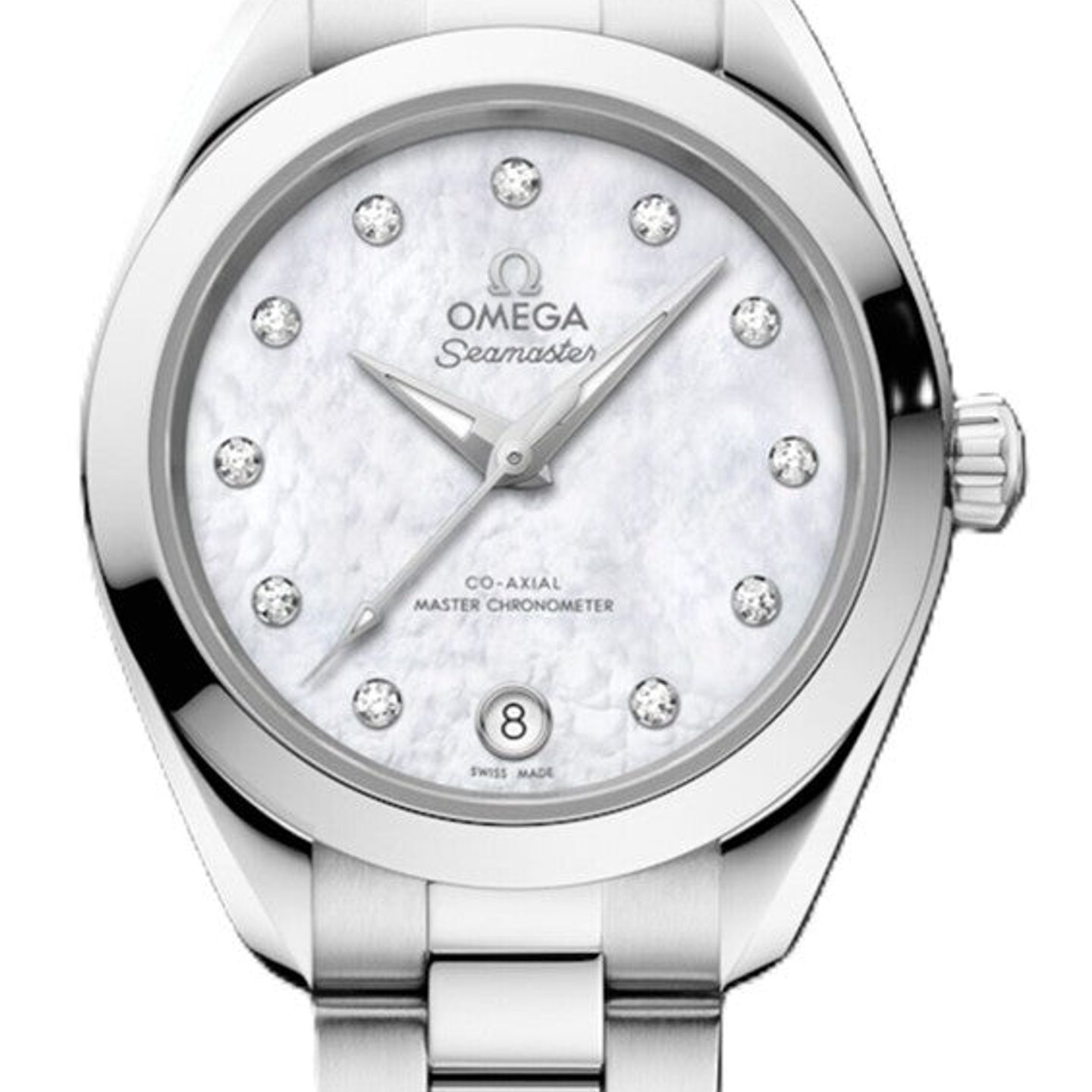 Omega Seamaster Aqua Terra 220.10.30.20.55.001 (2026) - Wit wijzerplaat 30mm Staal (1/1)