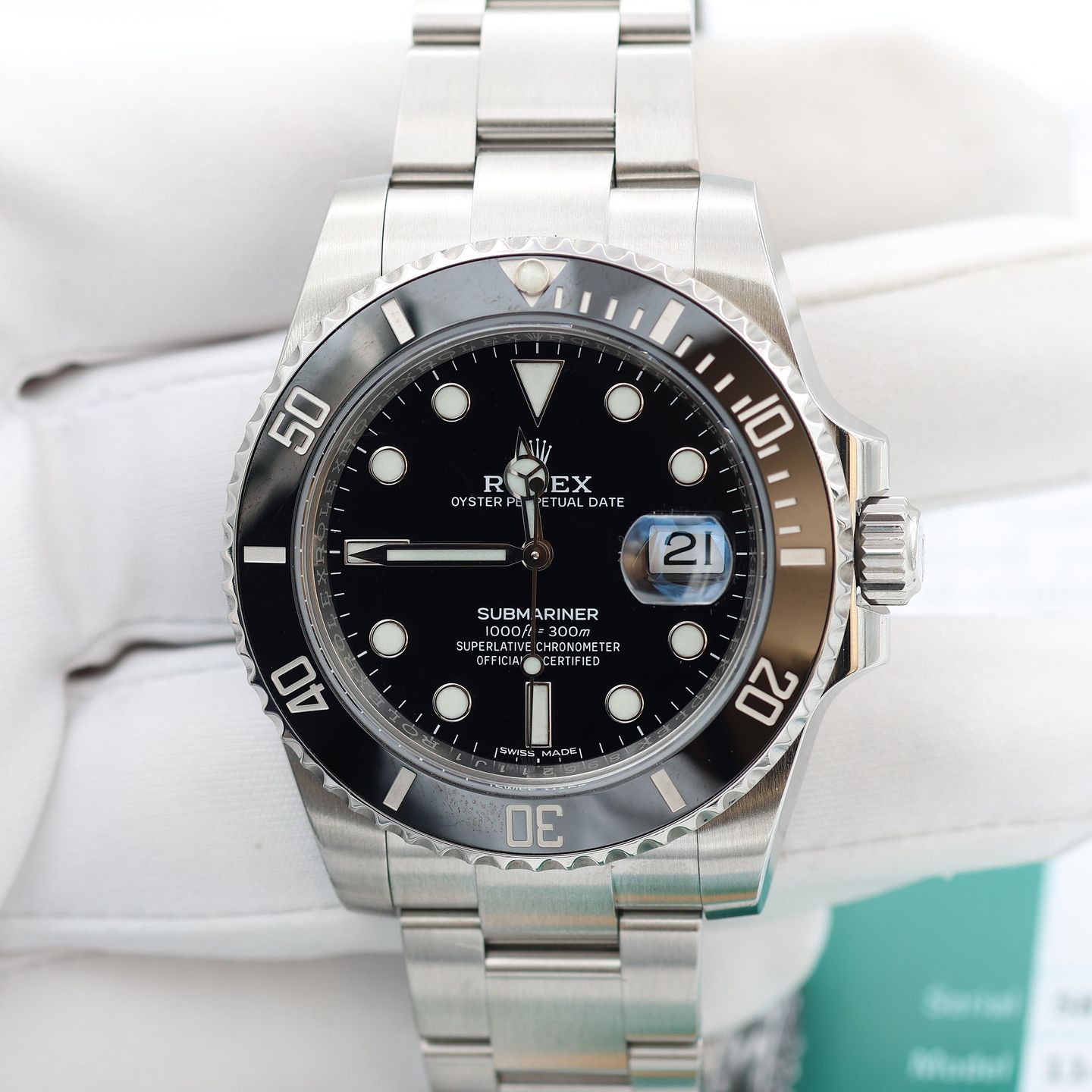 Rolex Submariner Date 116610LN (Unknown (random serial)) - Black dial 40 mm Steel case (3/8)