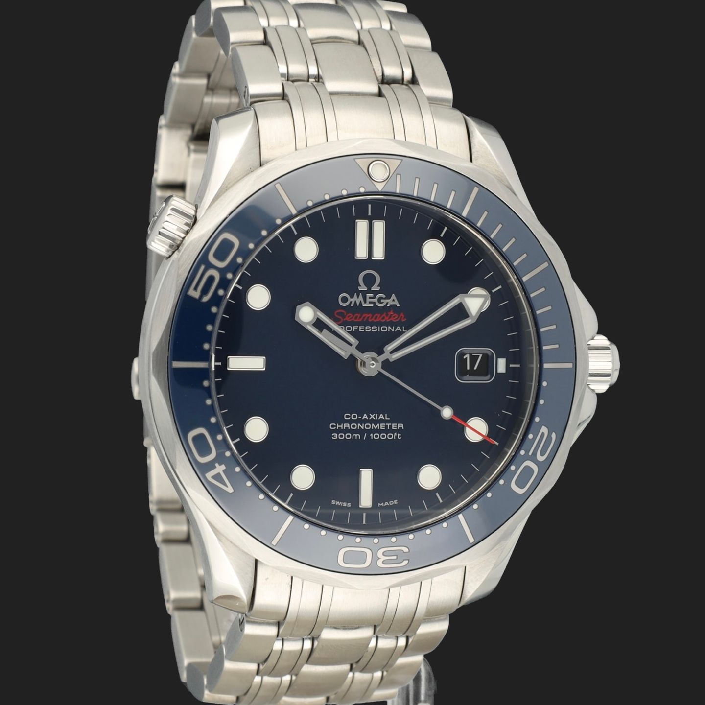 Omega Seamaster Diver 300 M 212.30.41.20.03.001 (Unknown (random serial)) - Blue dial 41 mm Steel case (4/8)