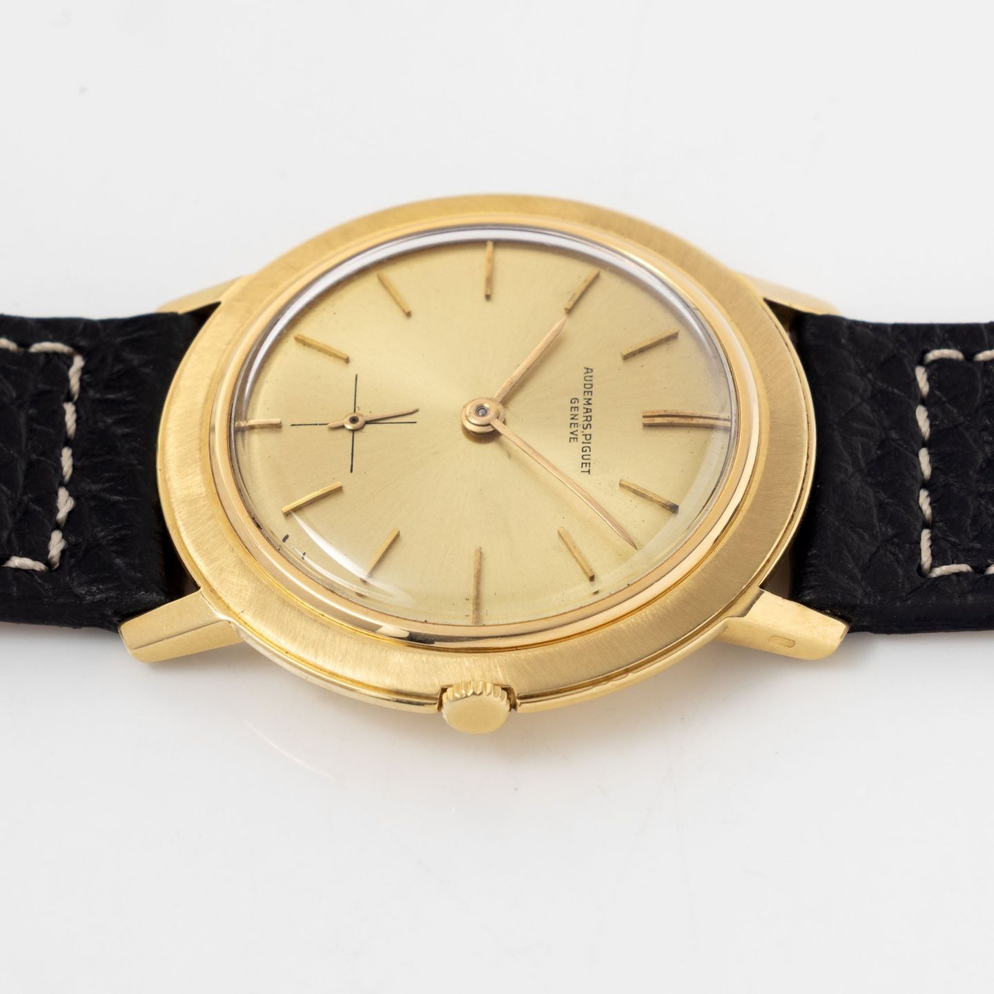 Audemars Piguet Vintage Unknown (Onbekend (willekeurig serienummer)) - Champagne wijzerplaat 33mm Geelgoud (6/8)