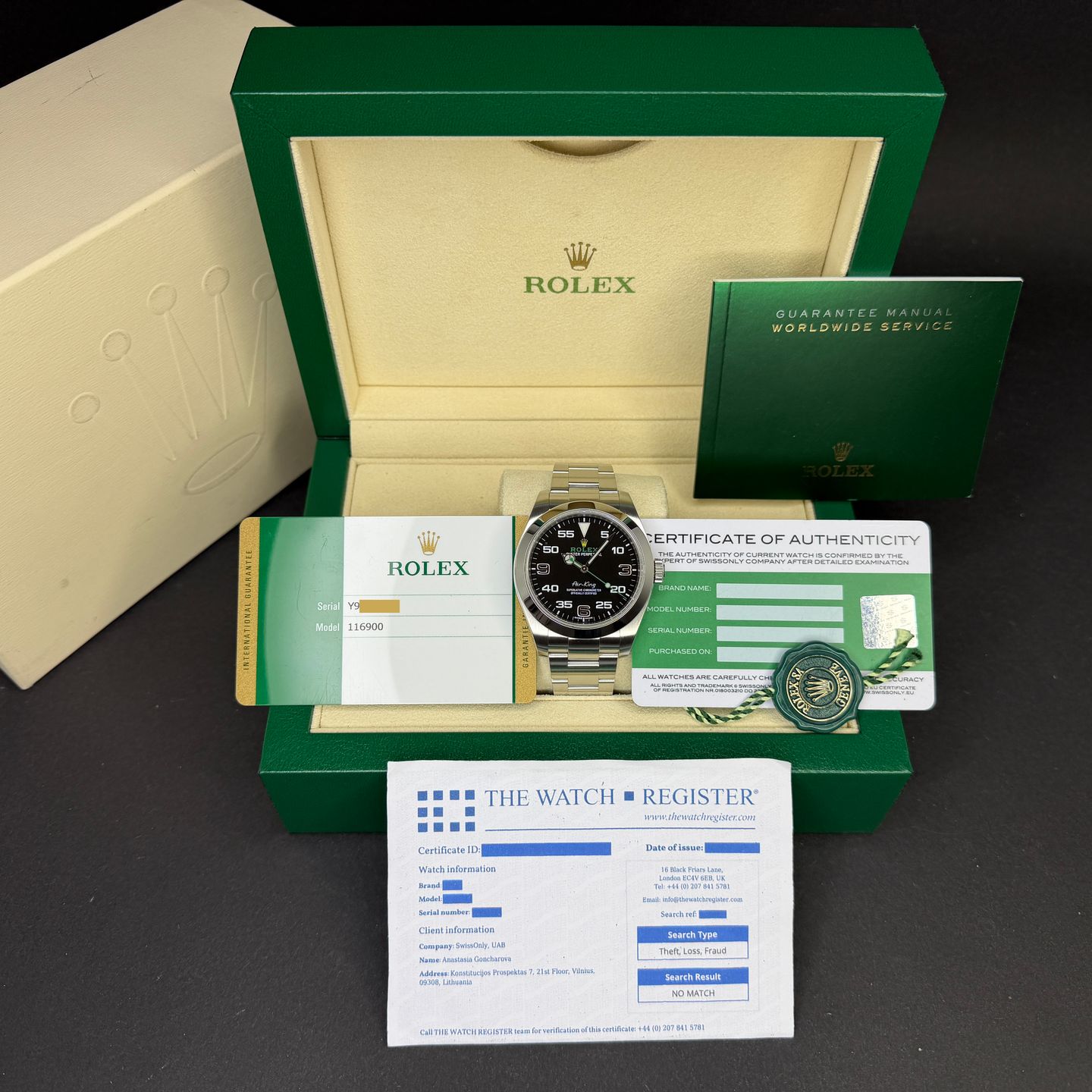 Rolex Air-King 116900 - (3/8)