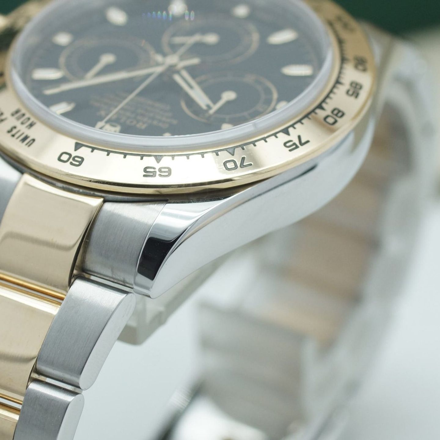 Rolex Daytona 116503 (2018) - Black dial 40 mm Gold/Steel case (8/8)