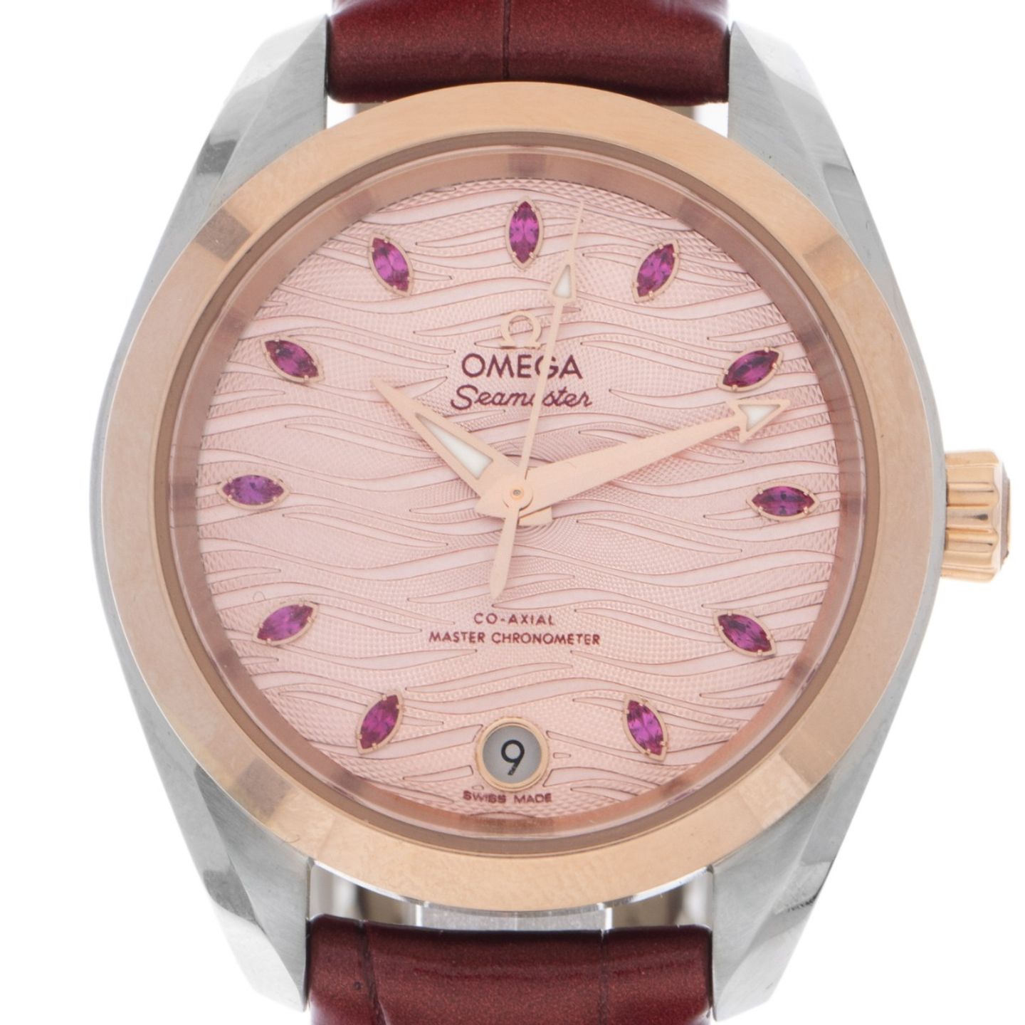 Omega Seamaster Aqua Terra 220.23.34.20.60.001 (2025) - Pink dial 34 mm Steel case (1/7)