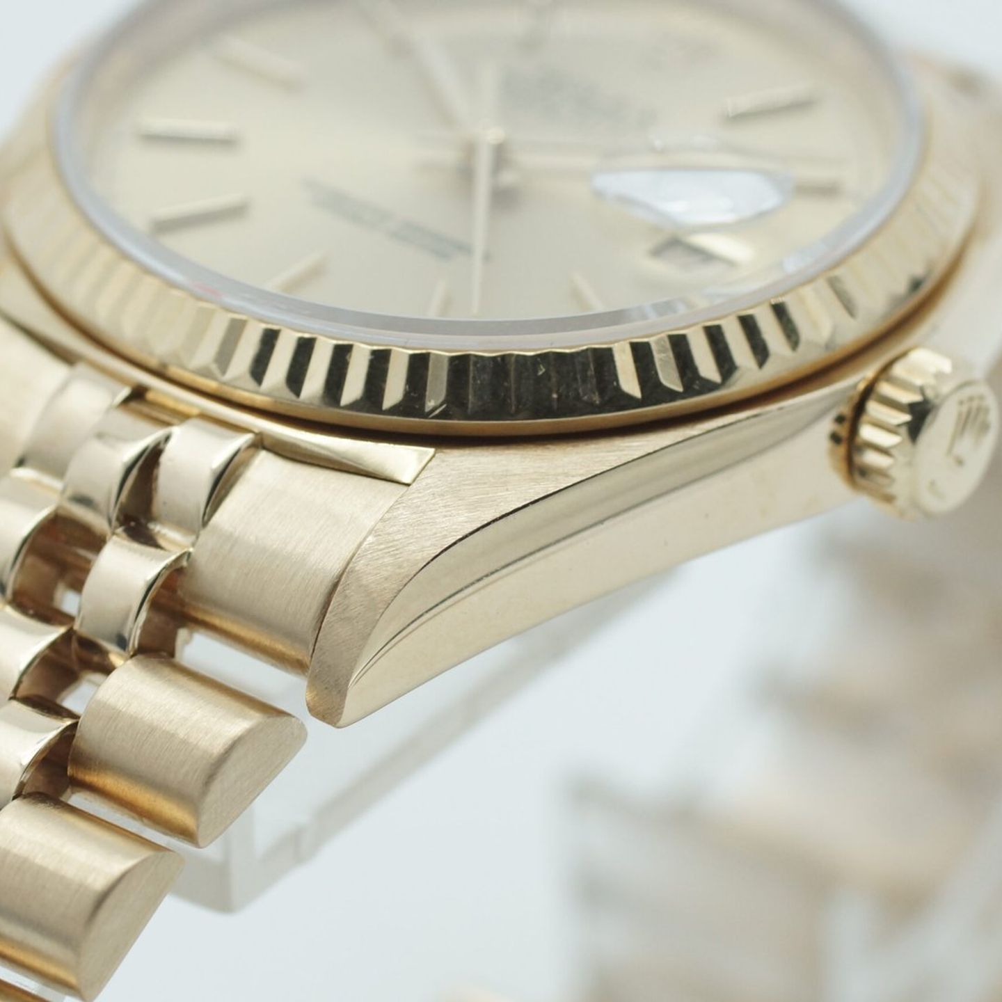 Rolex Datejust 36 16018 (1978) - Champagne dial 36 mm Yellow Gold case (5/8)