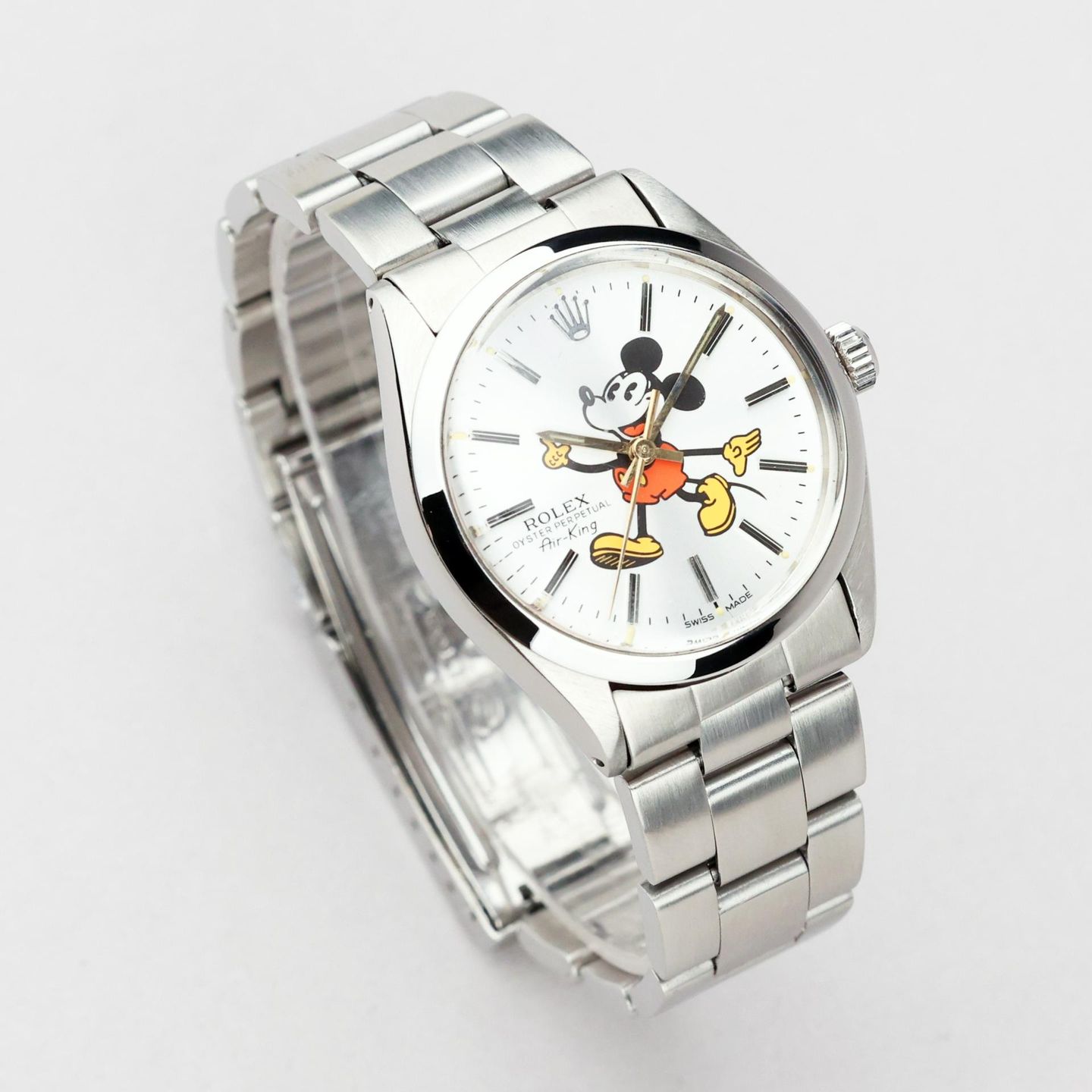 Rolex Air-King 5500 (1980) - 34mm Staal (2/7)