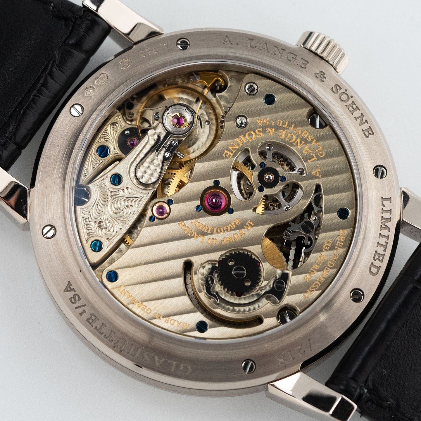 A. Lange & Söhne Richard Lange 260.028 (Unknown (random serial)) - Black dial 41 mm White Gold case (7/8)