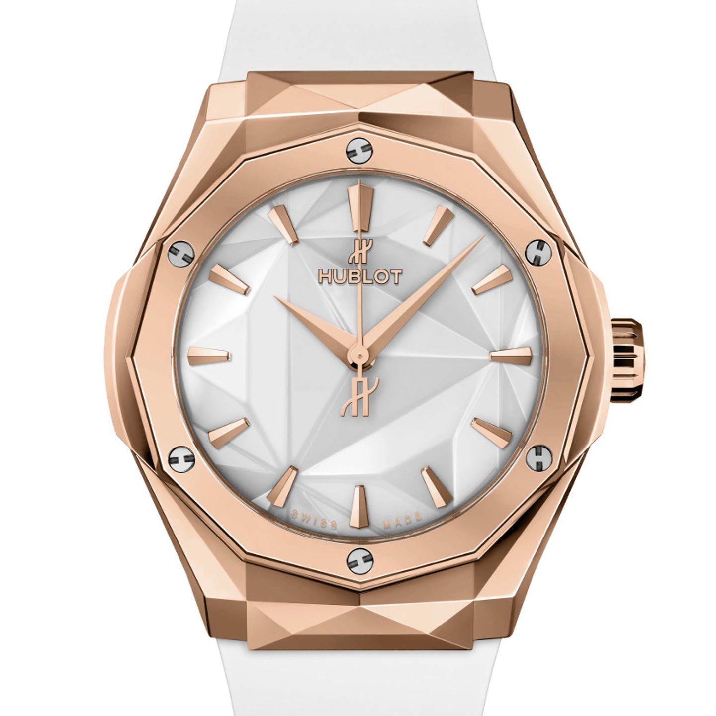 Hublot Classic Fusion 550.OS.2200.RW.ORL20 (2023) - White dial 40 mm Gold/Steel case (1/3)