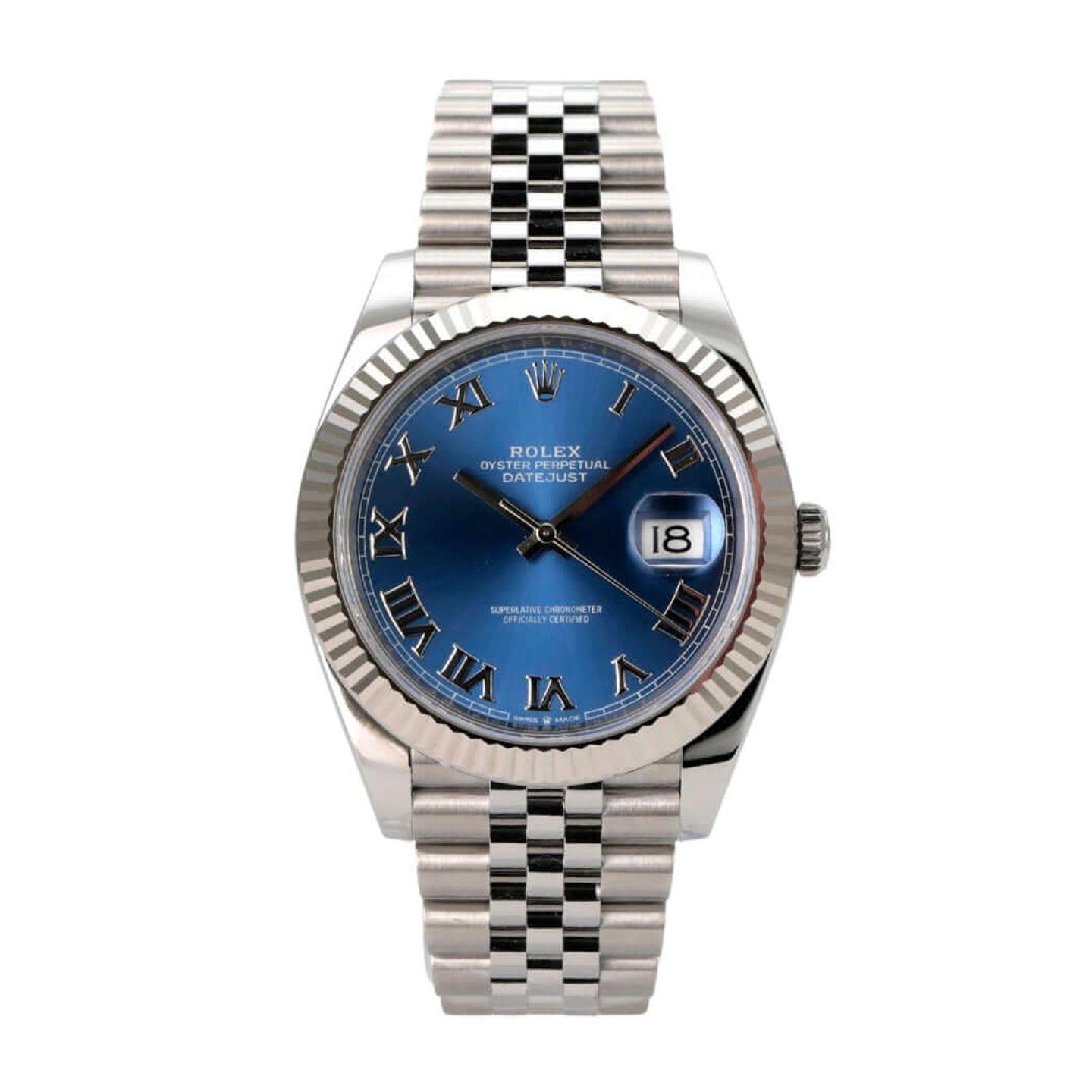 Rolex Datejust 41 126334 (2023) - Blue dial 41 mm Steel case (2/8)