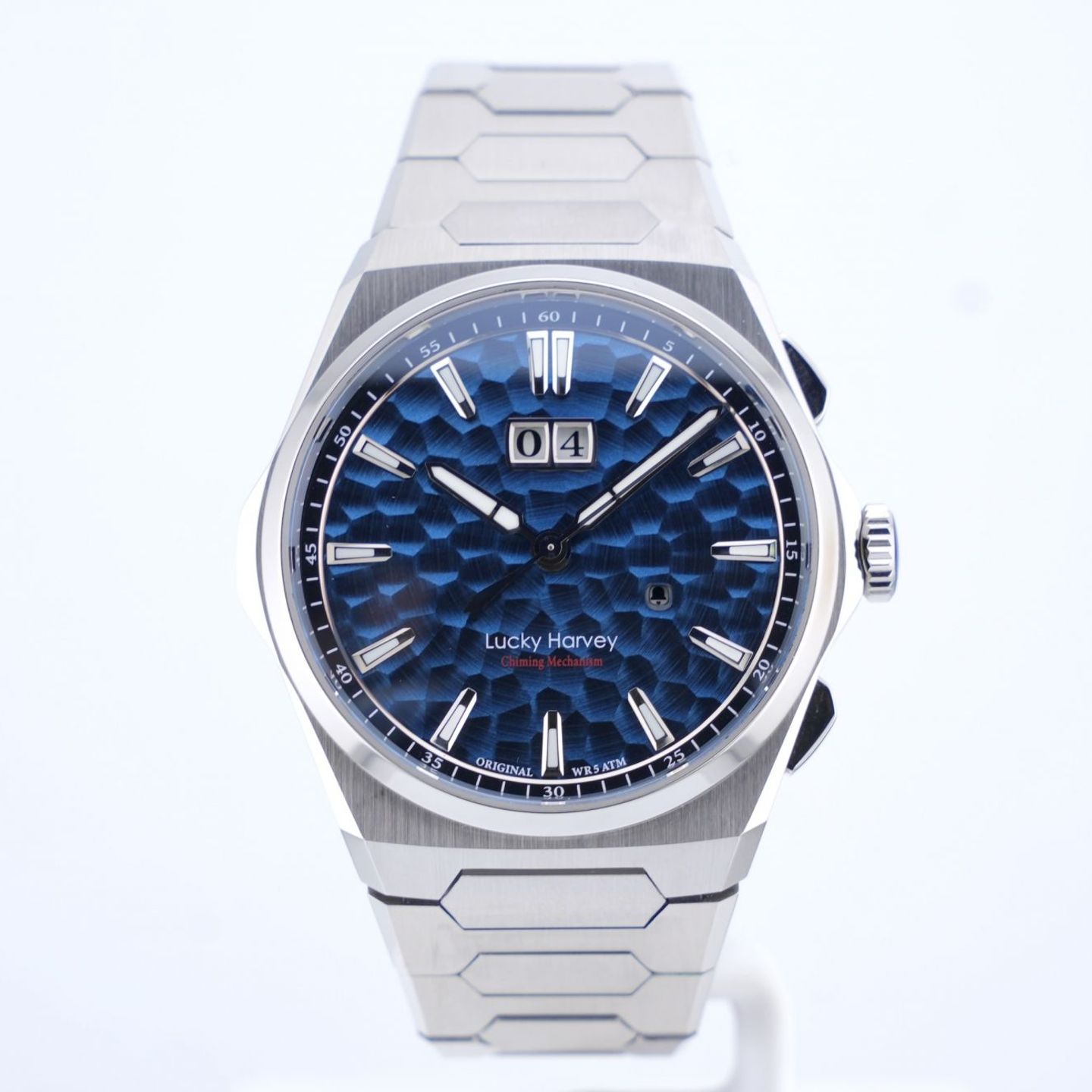 Lucky harvey Unknown Chime (2025) - Blauw wijzerplaat 40mm Staal (1/8)