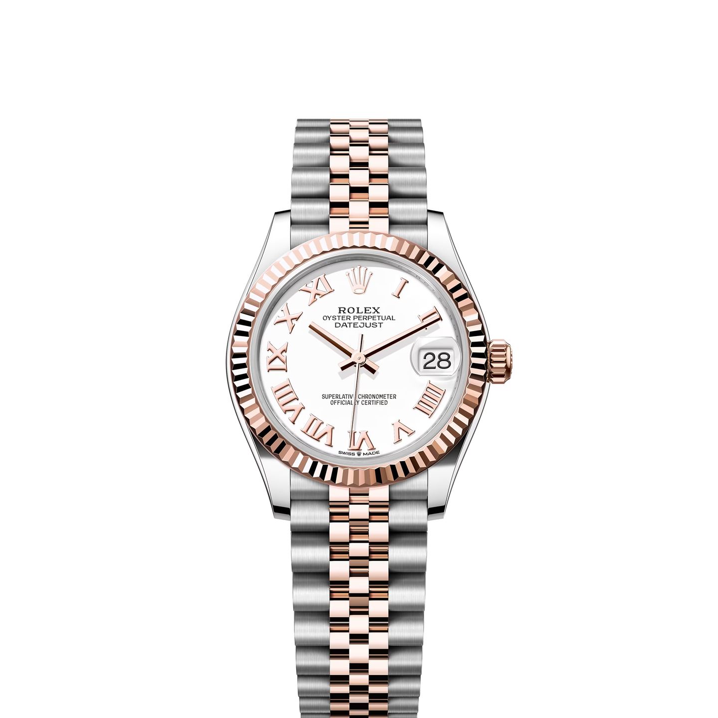 Rolex Datejust 31 278271 (2024) - Wit wijzerplaat 31mm Staal (1/8)