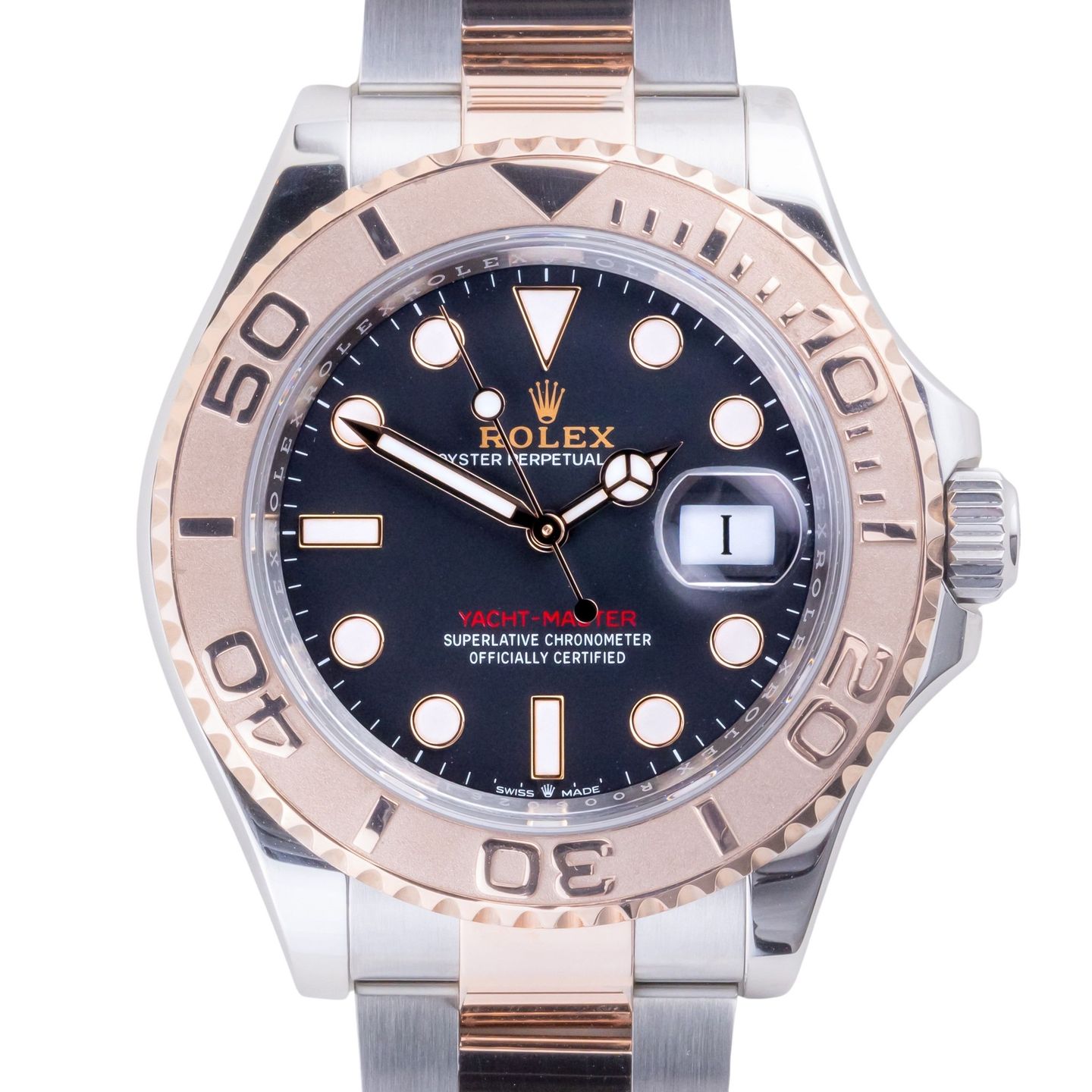 Rolex Yacht-Master 40 126621 (2025) - Blue dial 40 mm Gold/Steel case (3/8)
