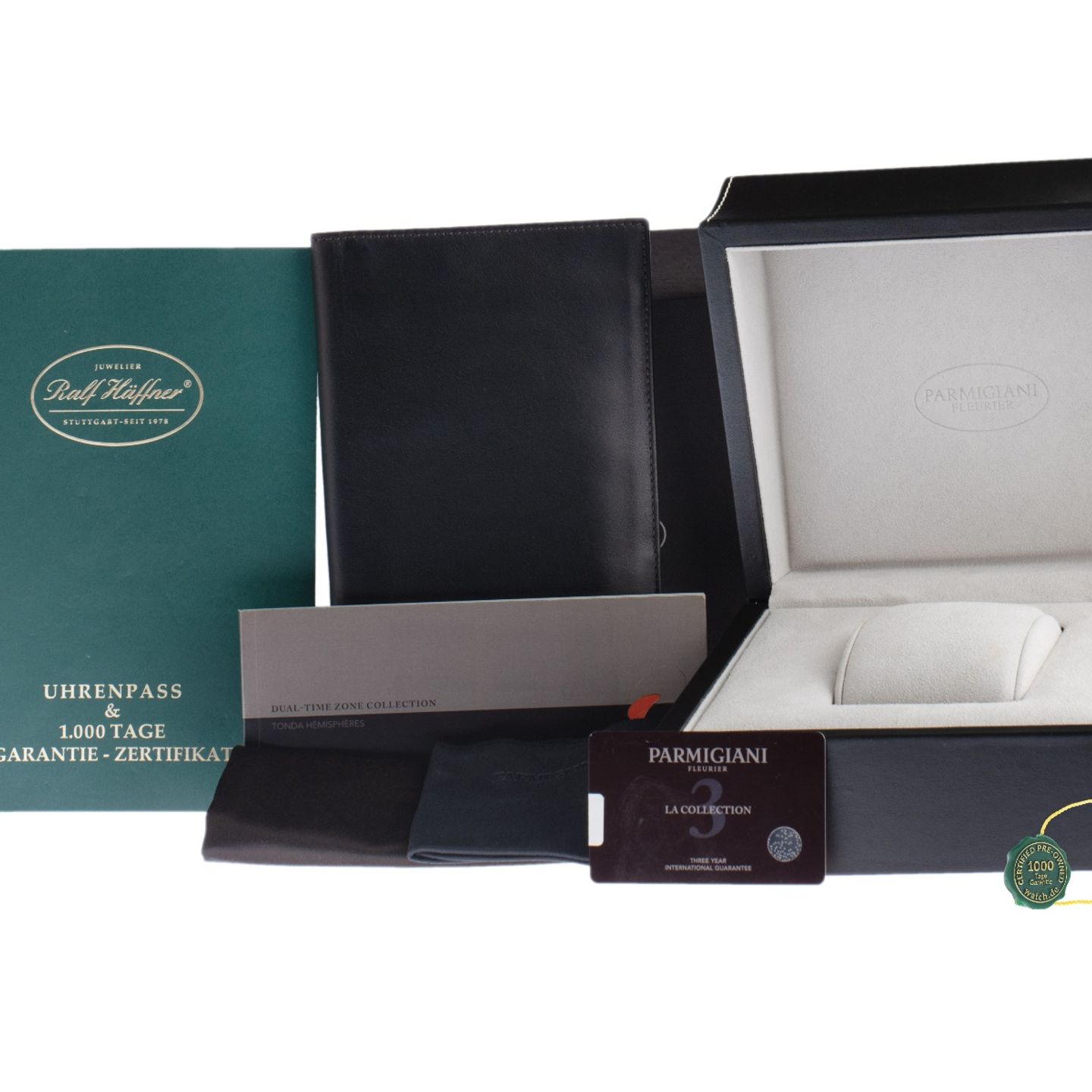 Parmigiani Fleurier Tonda PFC231-0001800-HA3142 (2016) - Blue dial 43 mm Steel case (2/7)