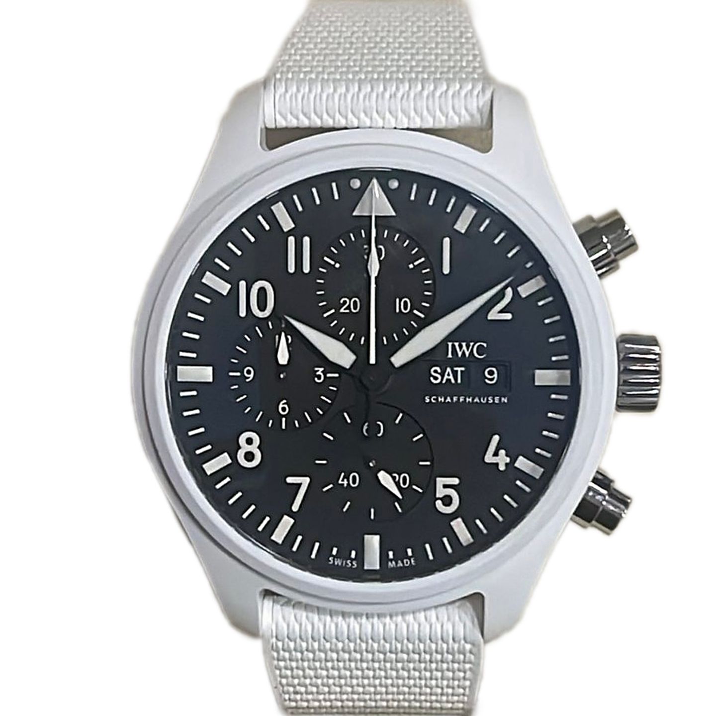 IWC Pilot Chronograph Top Gun IW389105 (2024) - Black dial 45 mm Ceramic case (1/1)