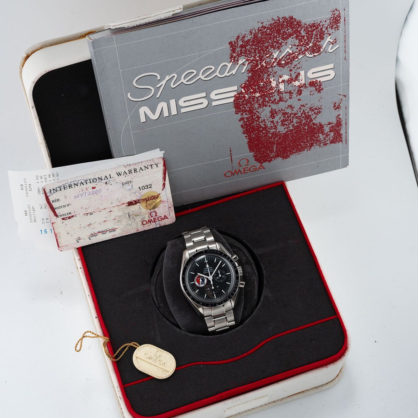 Omega Speedmaster Professional Moonwatch 3597.22.00 (2002) - Zwart wijzerplaat 42mm Staal (7/7)