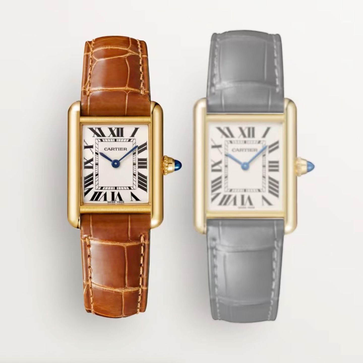 Cartier Tank Louis Cartier WGTA0342 (2025) - Silver dial 22 mm Yellow Gold case (3/8)