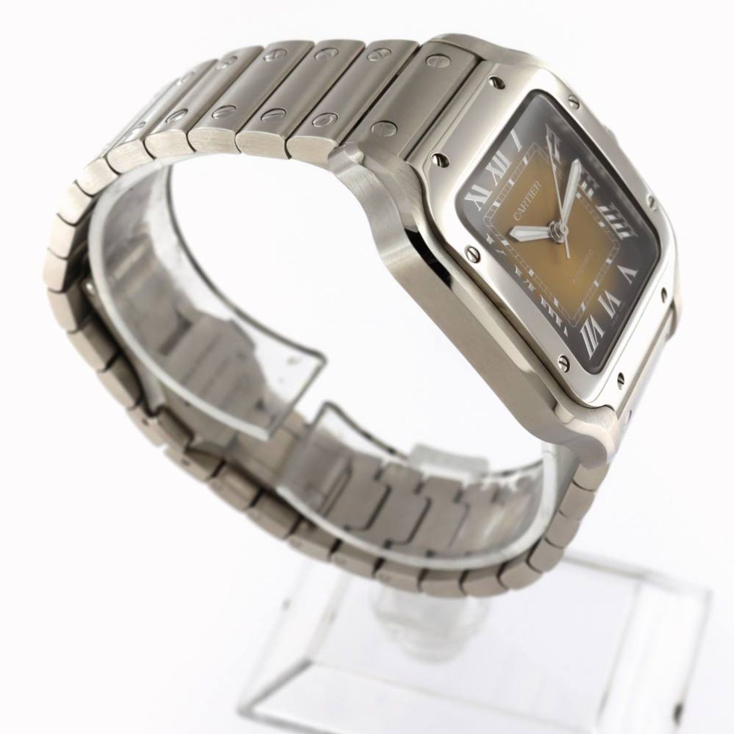 Cartier Santos WSSA0065 (2024) - Brons wijzerplaat 35mm Staal (3/7)