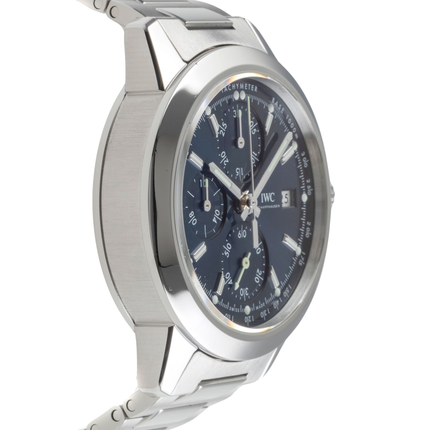 IWC Ingenieur Chronograph IW380802 (Unknown (random serial)) - Silver dial 42 mm Steel case (7/8)