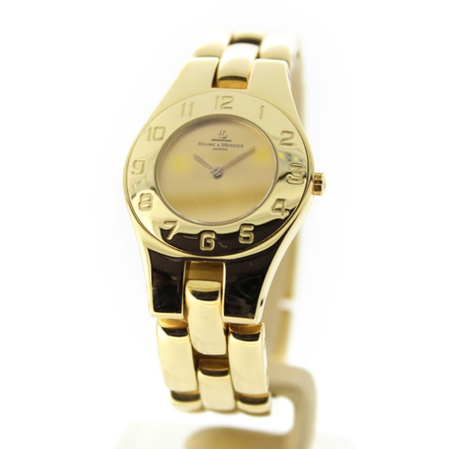 Baume & Mercier Linea MV045185 (1997) - Gold dial 27 mm Yellow Gold case (1/5)
