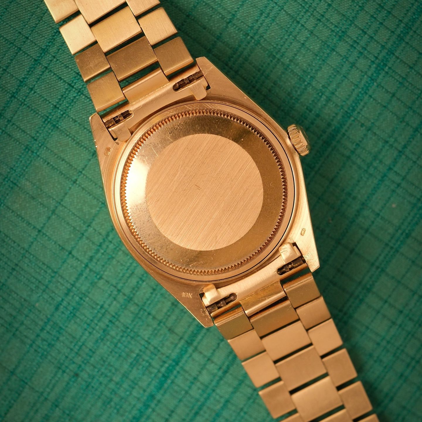 Rolex Day-Date 36 18038 (1979) - Rood wijzerplaat 36mm Geelgoud (21/24)