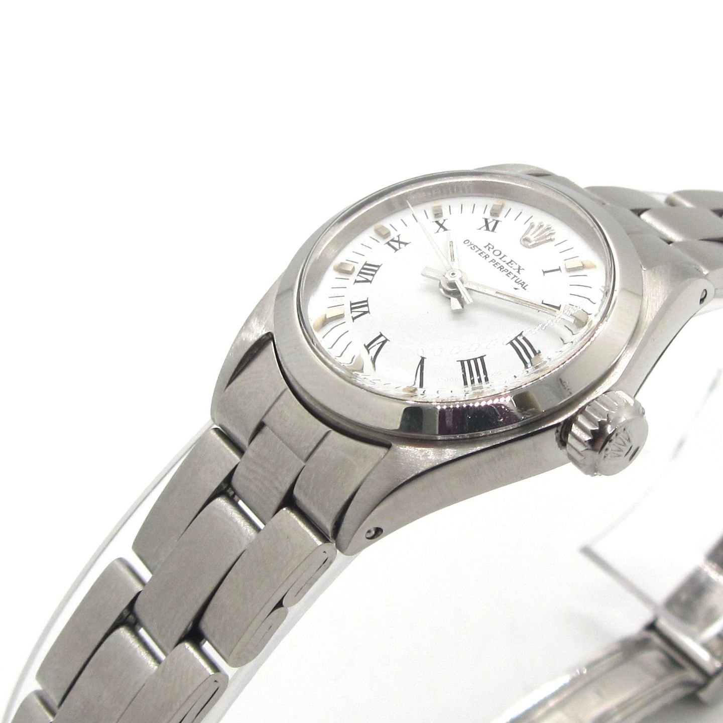 Rolex Oyster Perpetual 6618 (1972) - Wit wijzerplaat 26mm Staal (5/5)