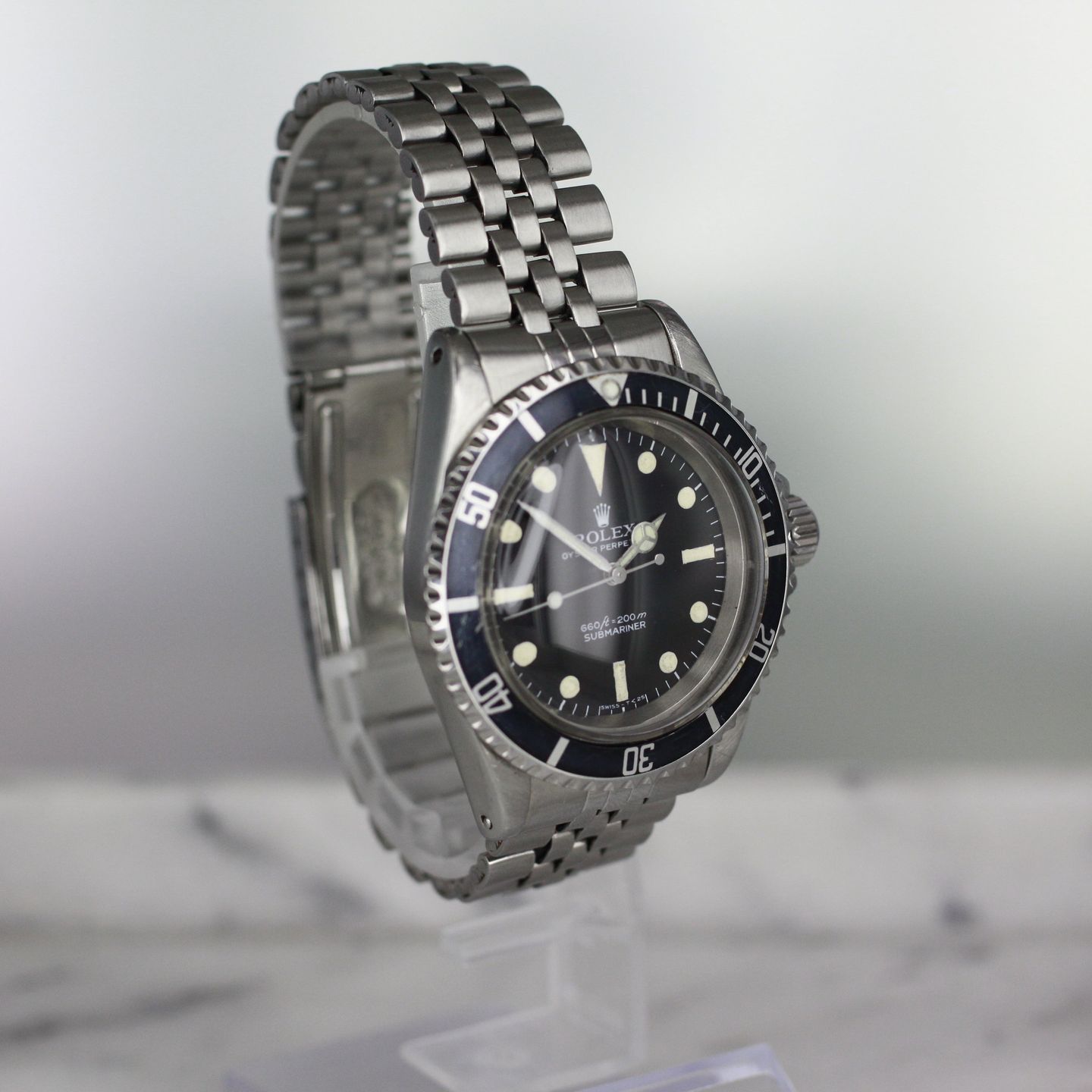 Rolex Submariner No Date 5513 (1970) - Zwart wijzerplaat 40mm Staal (4/8)