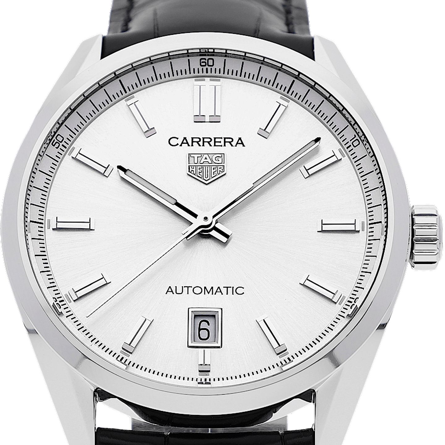 TAG Heuer Carrera Calibre 5 WBN2111.FC6505 (2025) - Black dial 39 mm Steel case (1/5)