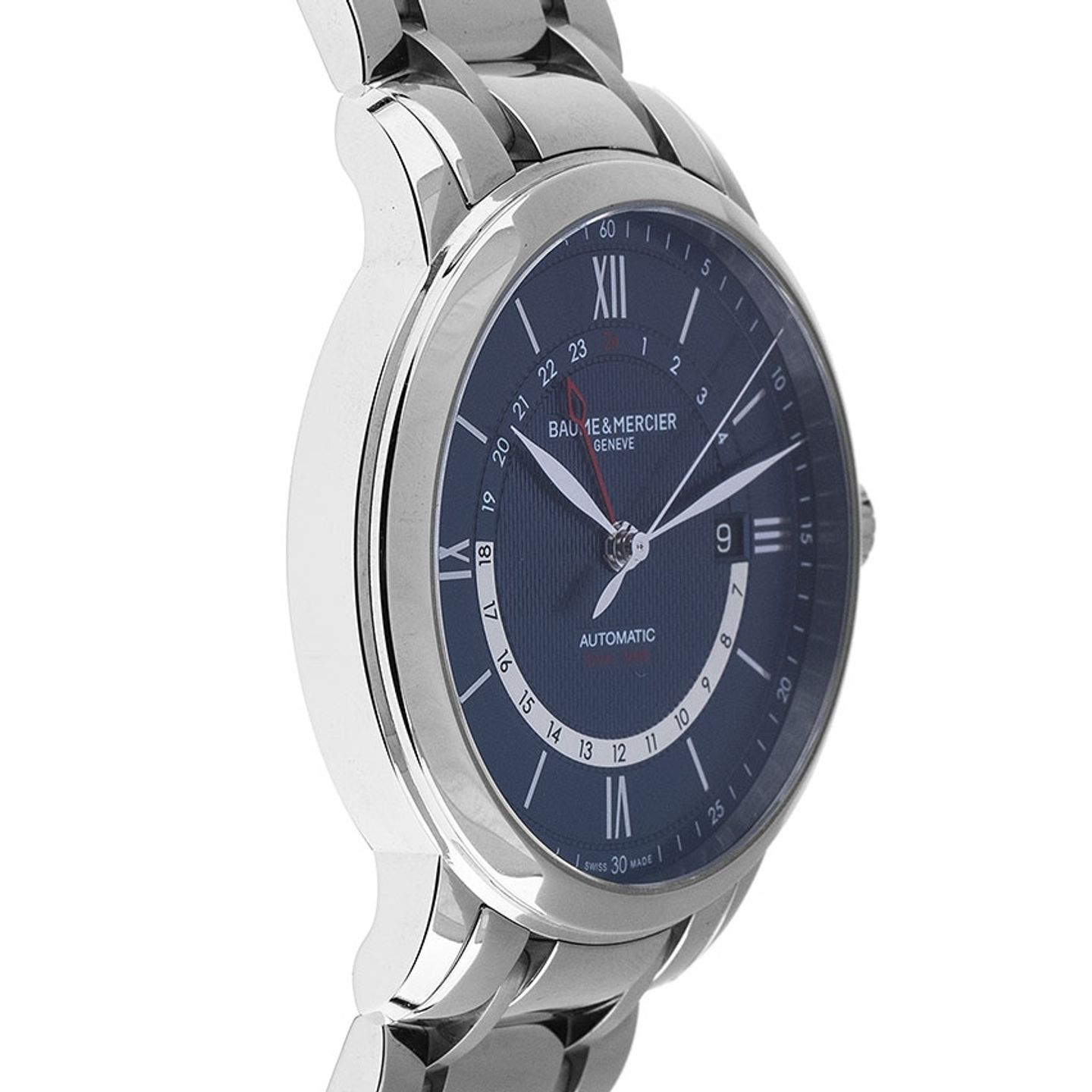 Baume & Mercier Classima M0A10483 (2021) - Blauw wijzerplaat 42mm Staal (4/7)