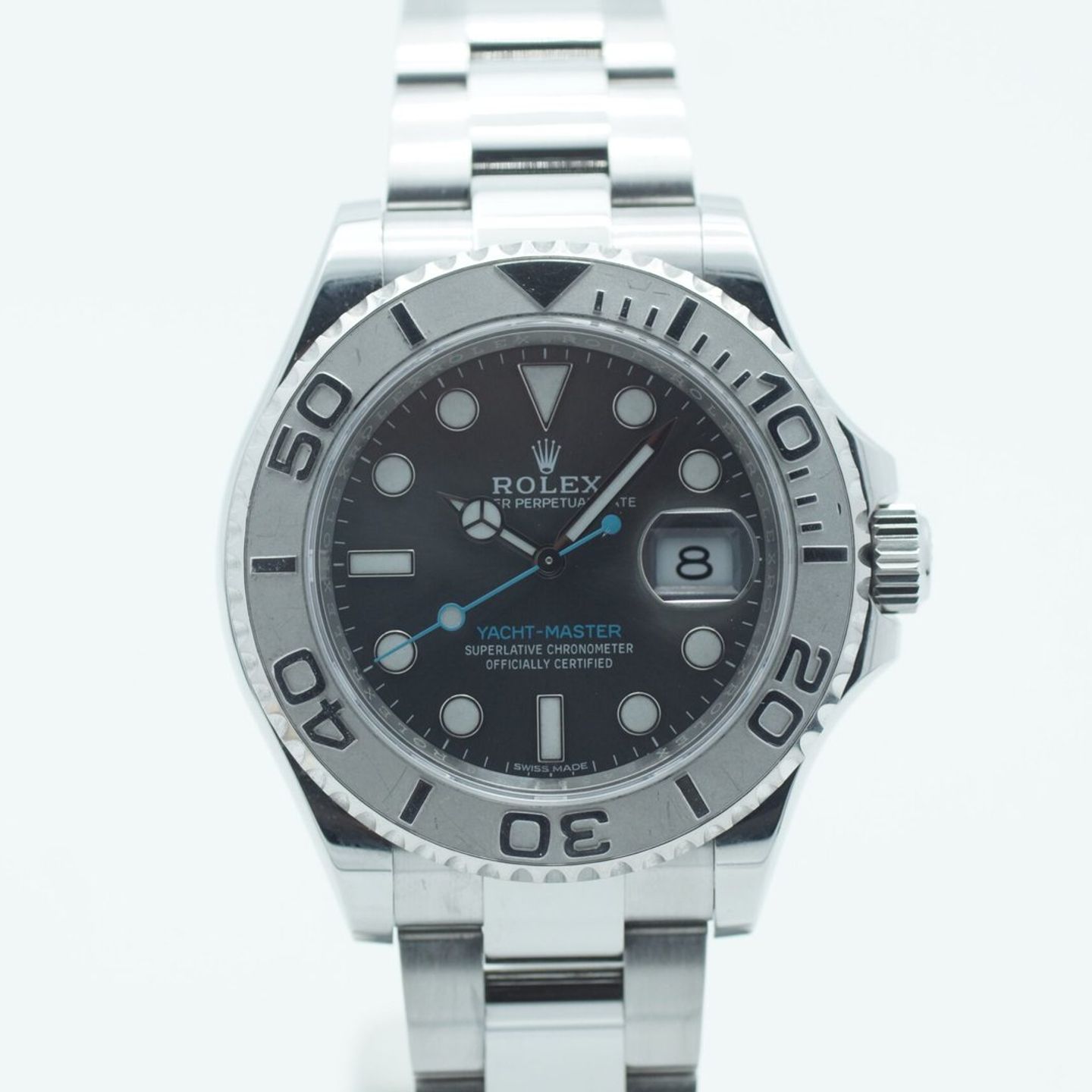 Rolex Yacht-Master 40 116622 (2018) - Grey dial 40 mm Steel case (2/8)
