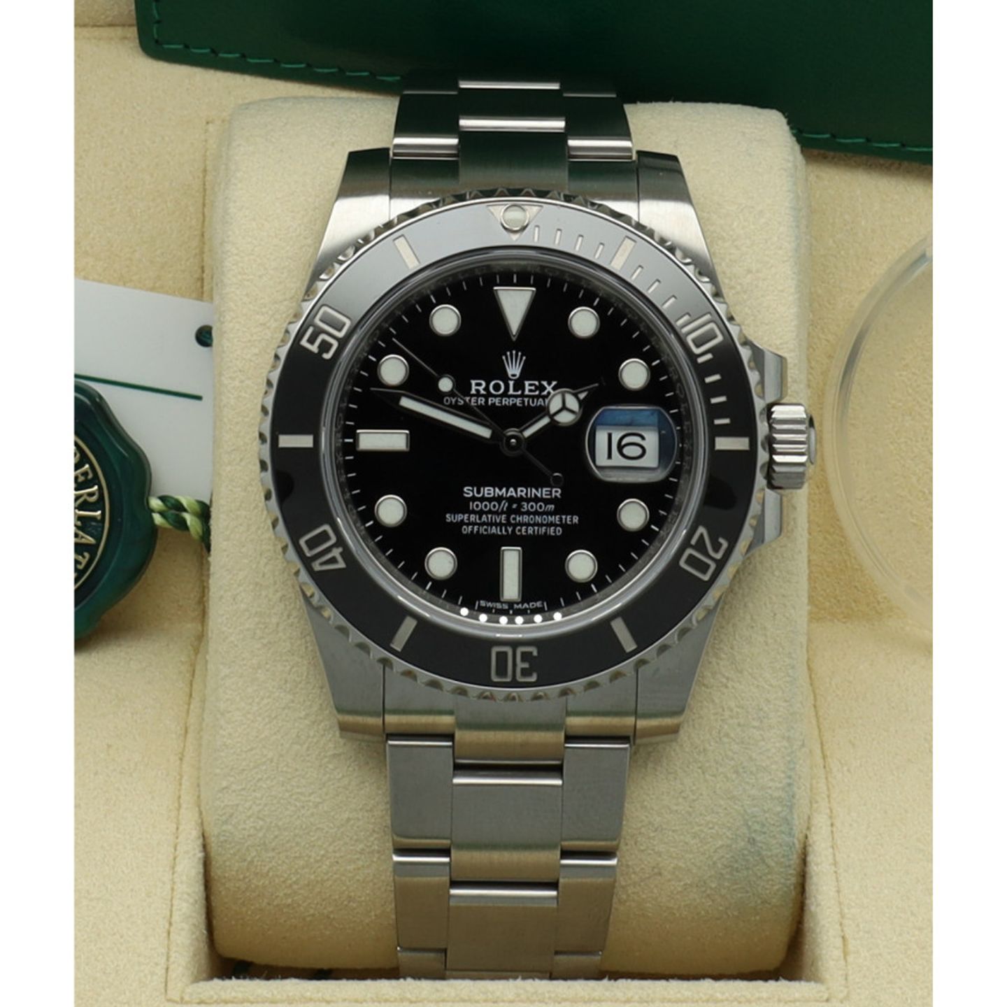 Rolex Submariner Date 116610LN (2010) - Zwart wijzerplaat 40mm Staal (6/7)