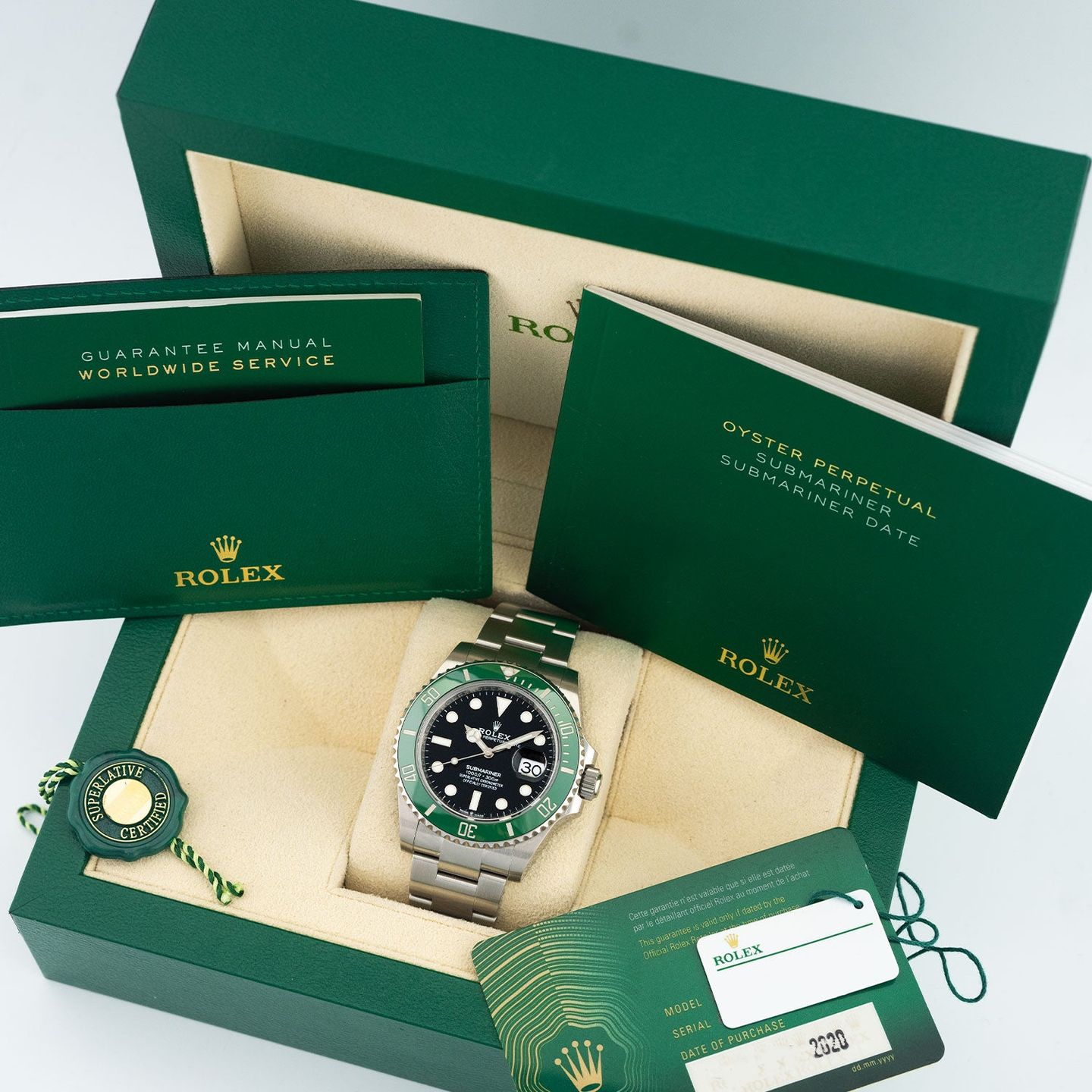 Rolex Submariner Date 126610LV (2020) - Zwart wijzerplaat 41mm Staal (5/5)