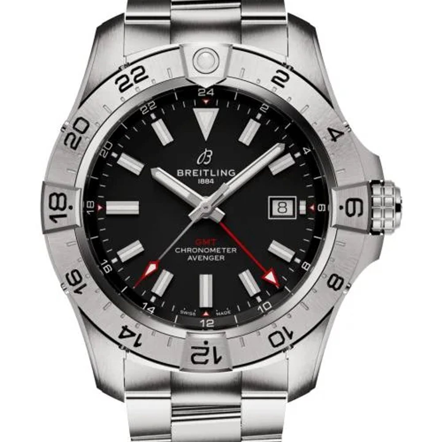 Breitling Avenger A32320101B1A1 (2026) - Zwart wijzerplaat 44mm Staal (1/1)