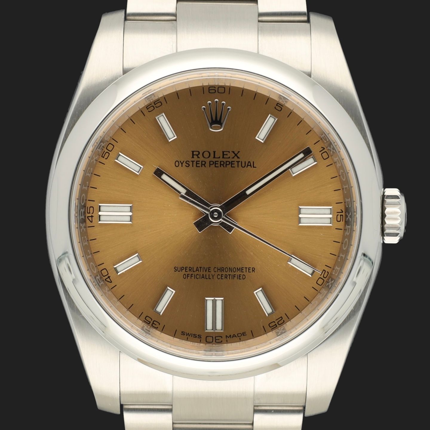 Rolex Oyster Perpetual 36 116000 (2016) - Bronze dial 36 mm Steel case (3/8)