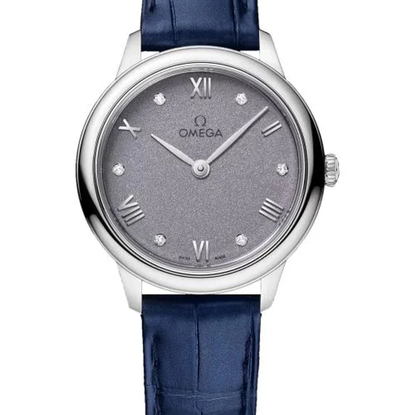 Omega De Ville 434.13.28.60.53.001 (2026) - Paars wijzerplaat 28mm Staal (1/1)