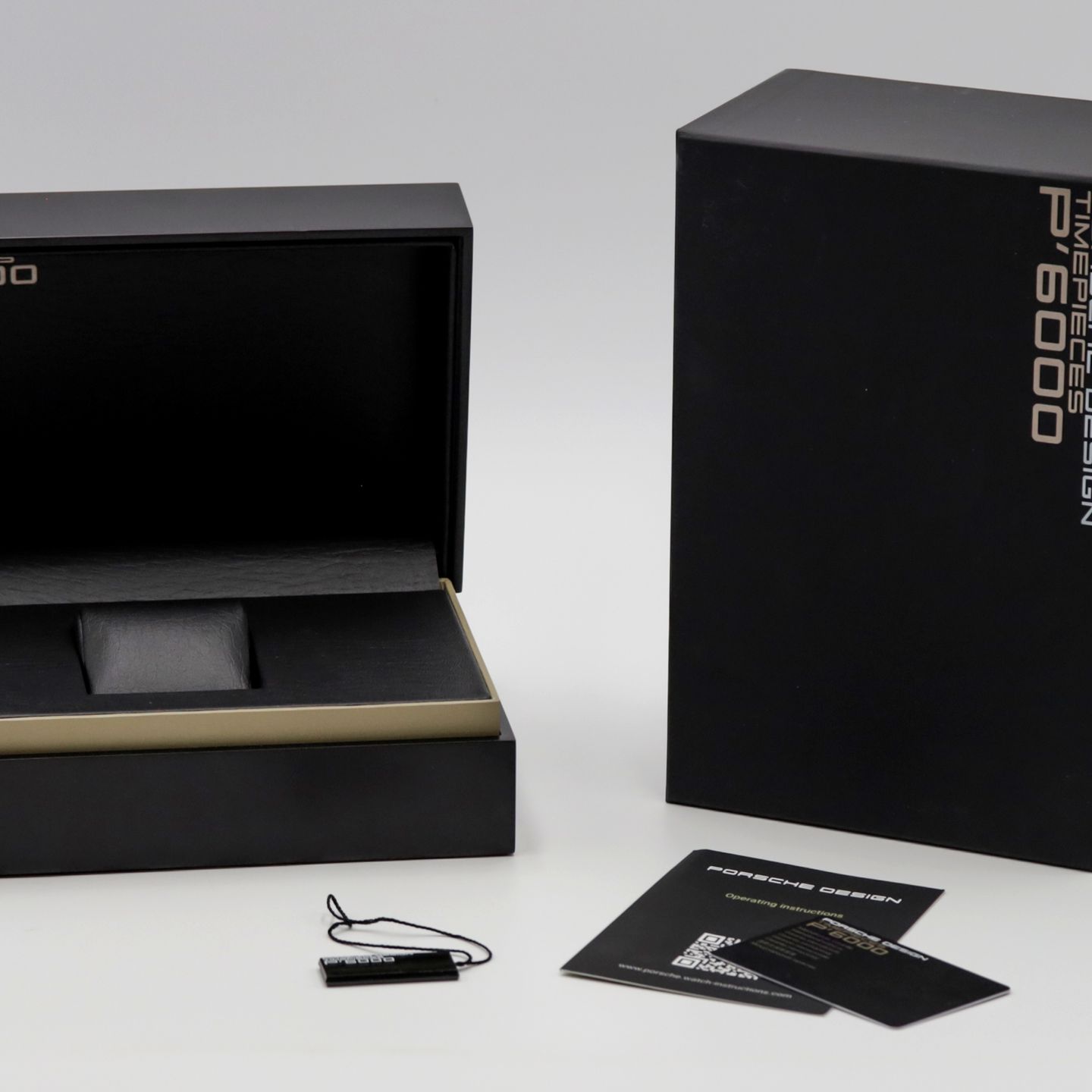 Porsche Design Flat Six P6350.43.94.1255 (Unknown (random serial)) - Grey dial 44 mm Steel case (8/8)