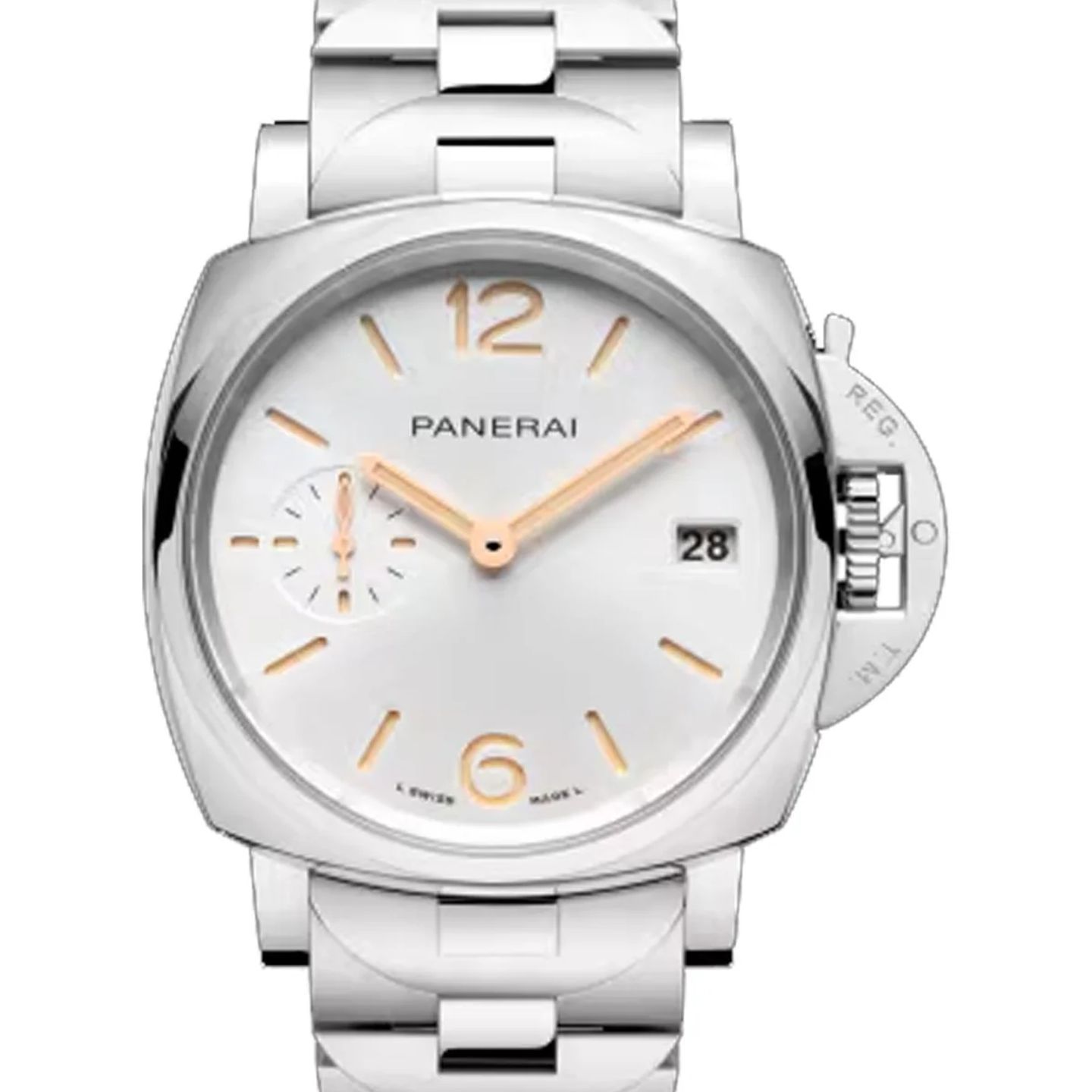 Panerai Luminor Due PAM01508 (2026) - Zilver wijzerplaat 38mm Staal (1/1)