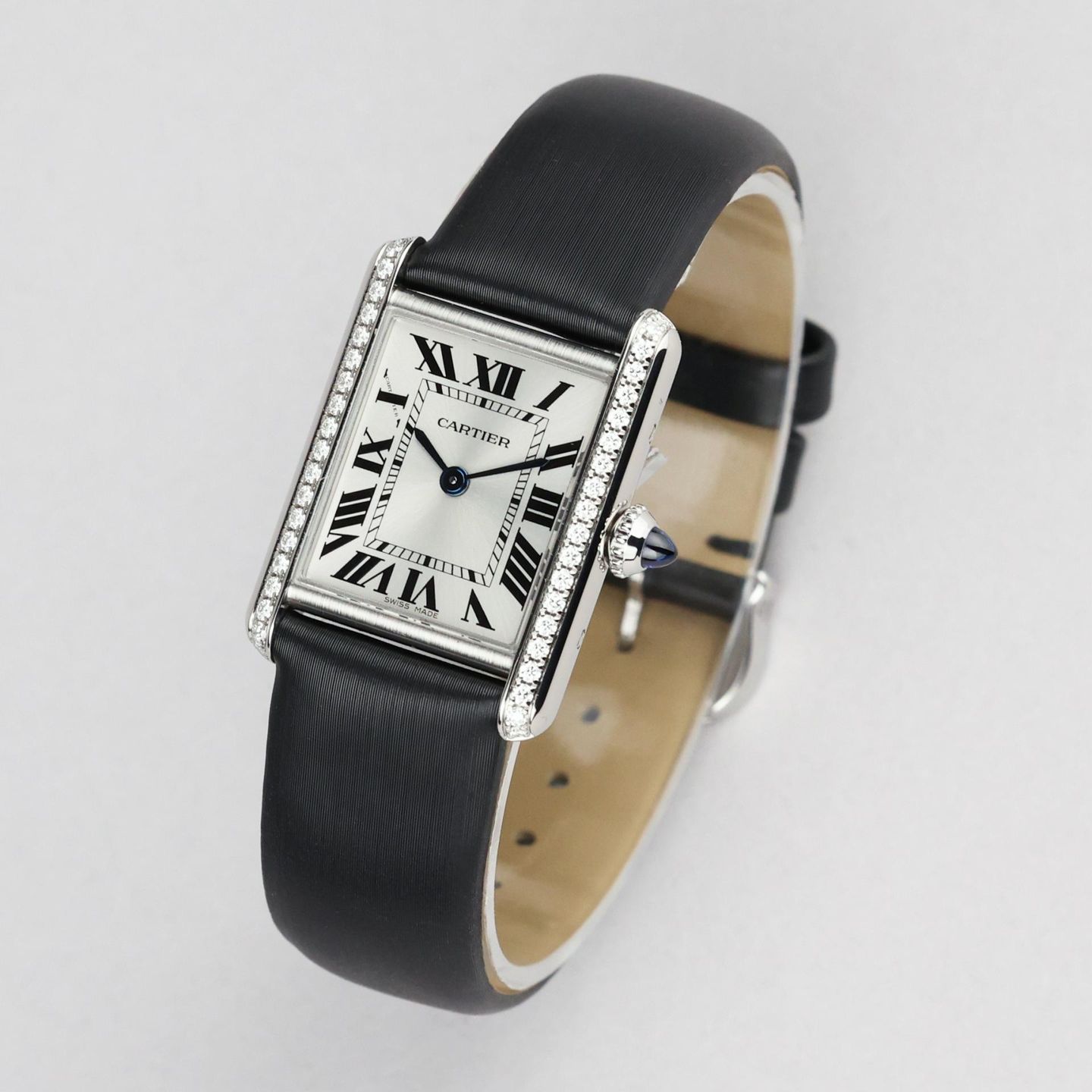 Cartier Tank W4TA0016 (2023) - White dial 27 mm Steel case (4/8)
