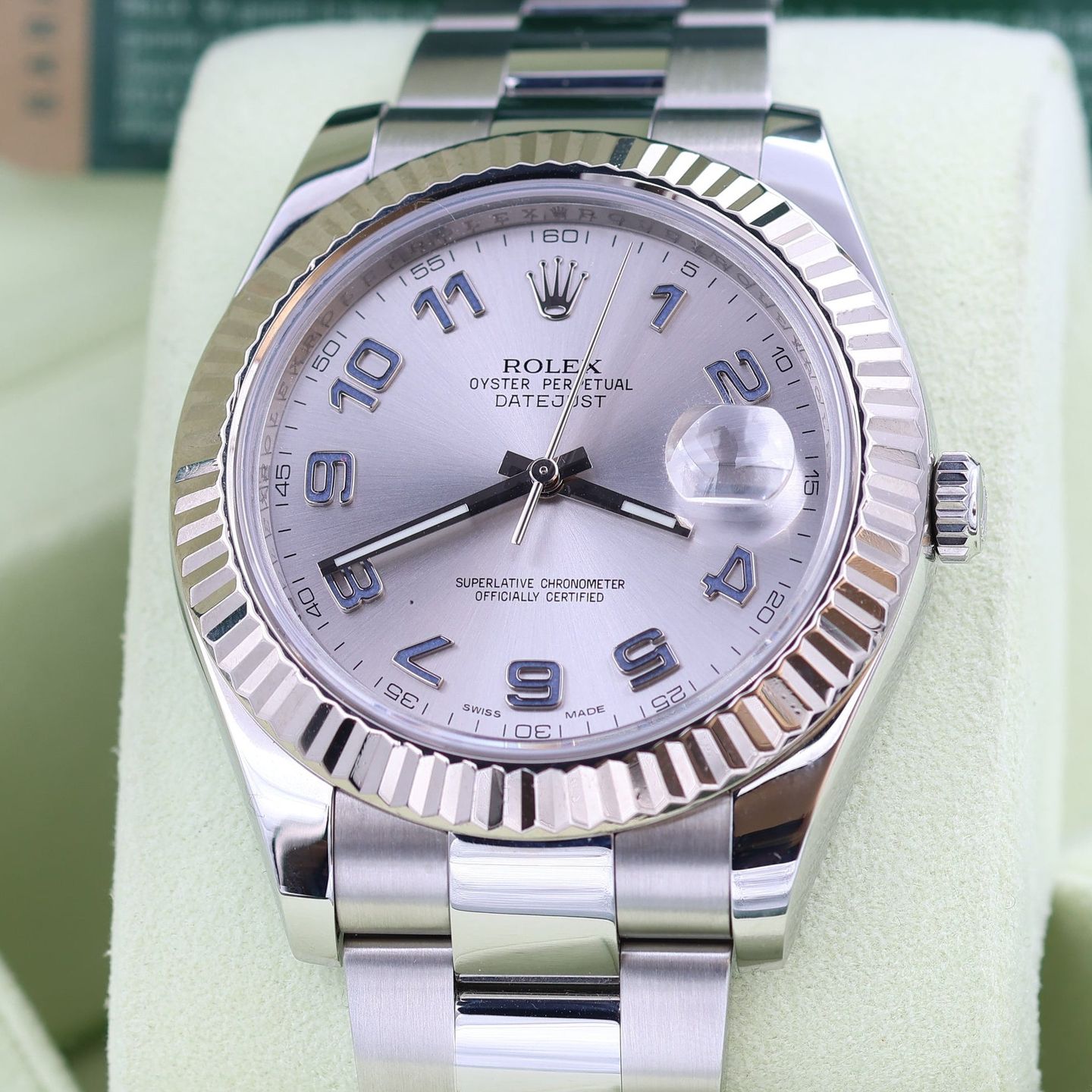 Rolex Datejust II 116334 (Onbekend (willekeurig serienummer)) - 41mm Staal (3/8)