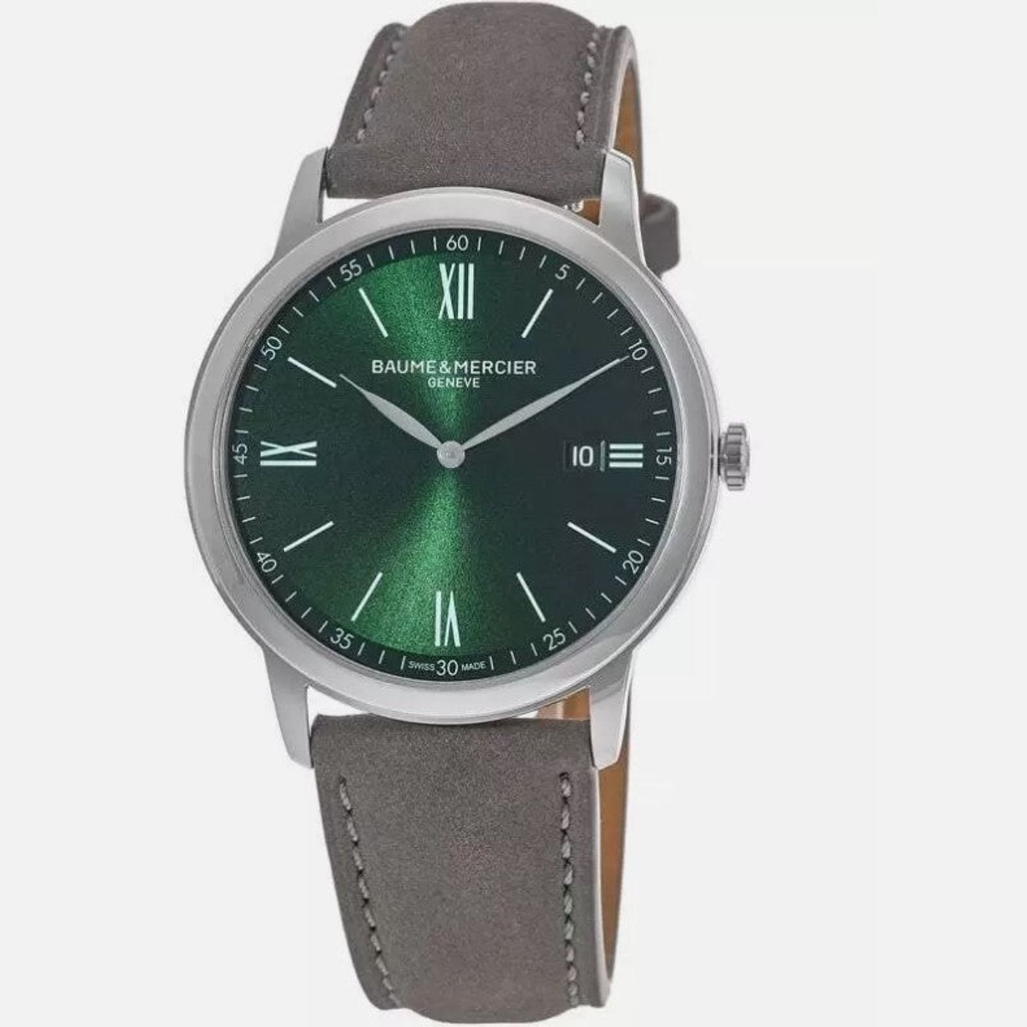 Baume & Mercier Classima M0A10607 (2025) - Groen wijzerplaat 42mm Staal (1/1)