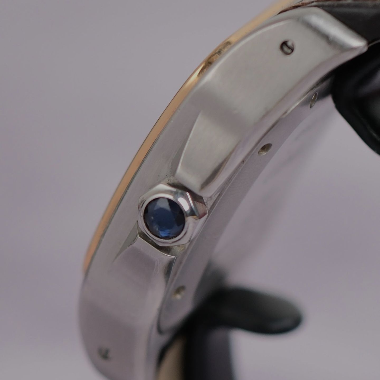 Cartier Santos 100 2878 (1904) - White dial 33 mm Steel case (8/8)