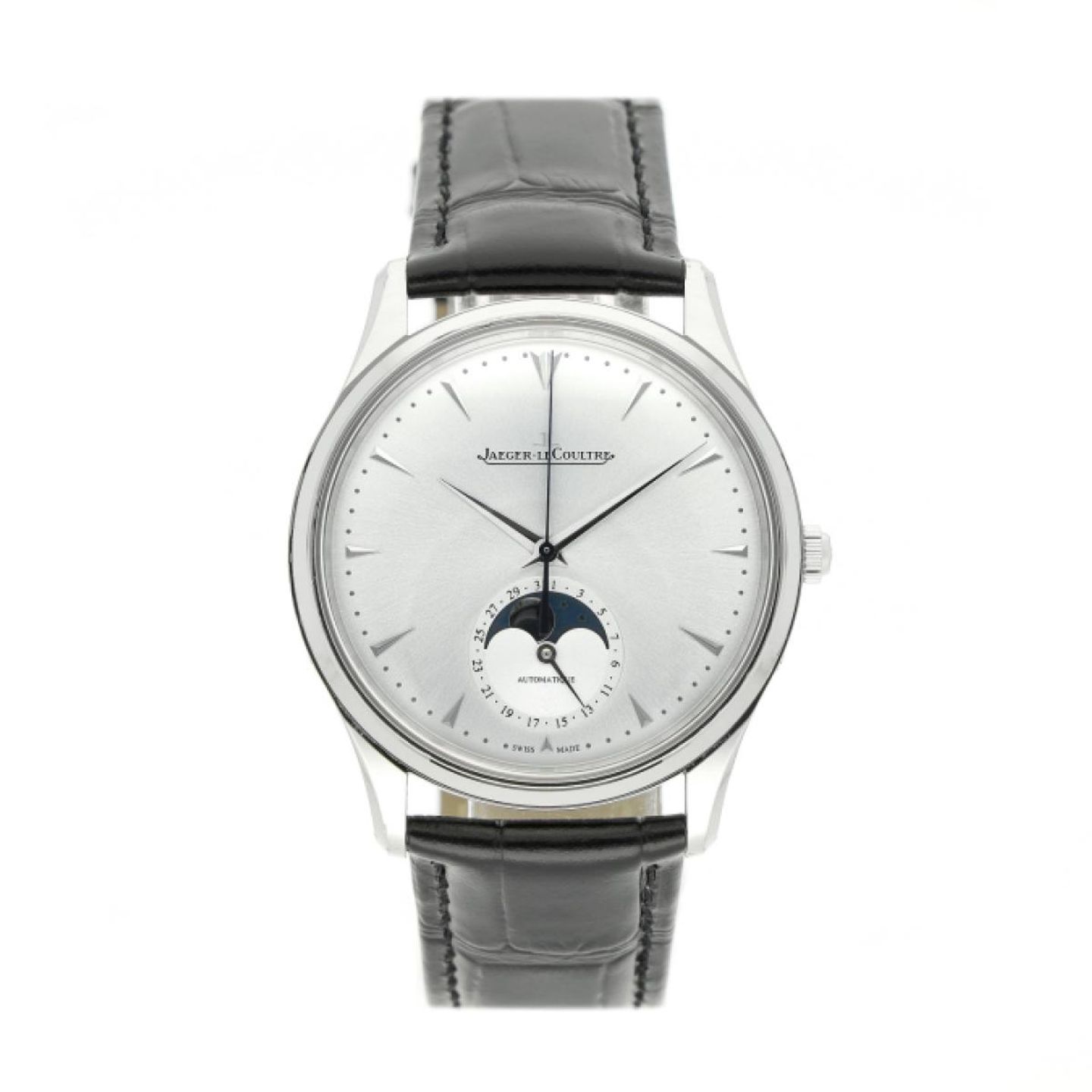 Jaeger-LeCoultre Master Ultra Thin Moon 176.8.64.S (Unknown (random serial)) - Silver dial 39 mm Steel case (1/5)
